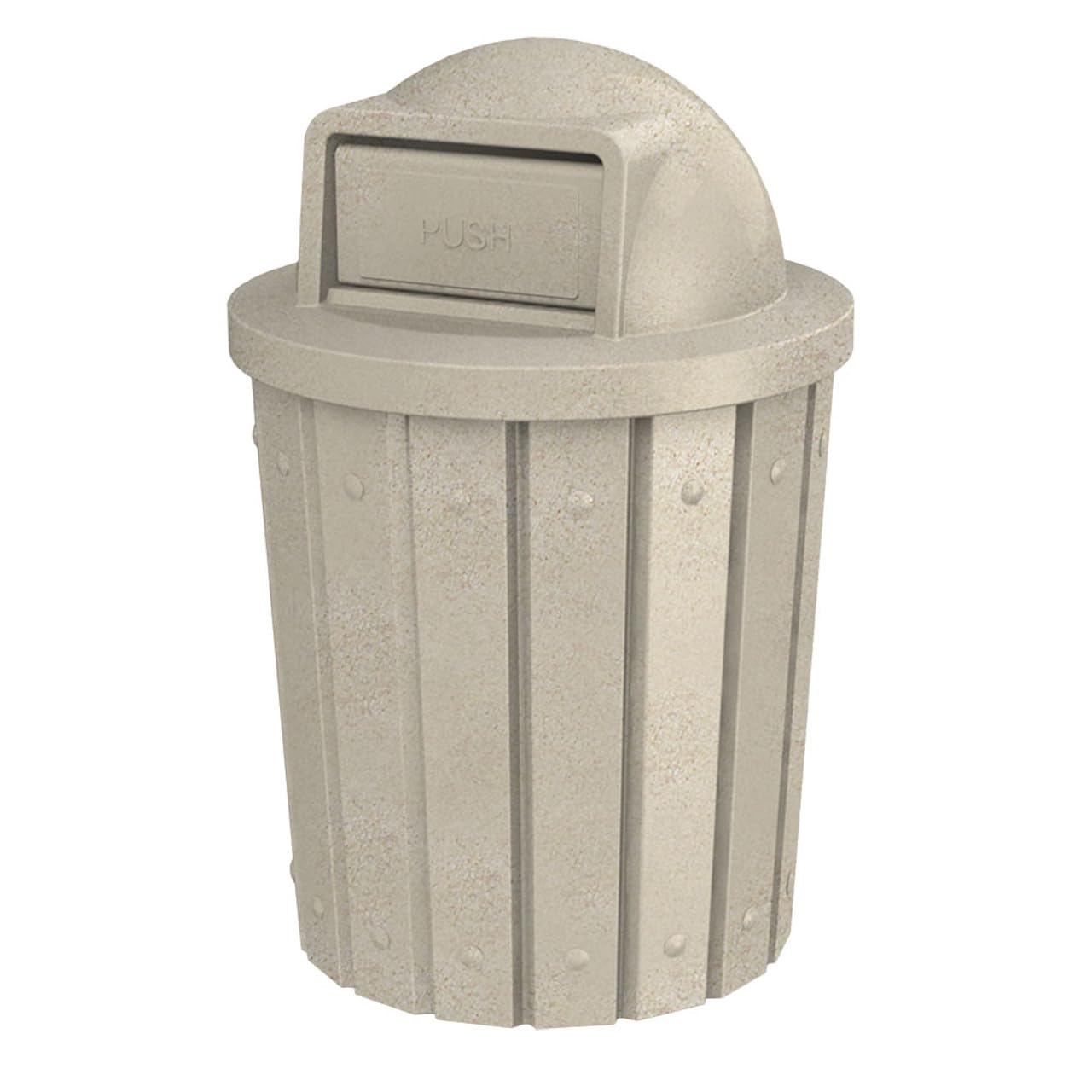 Campus Collection 42 Gallon Commercial Trash Can with Lid