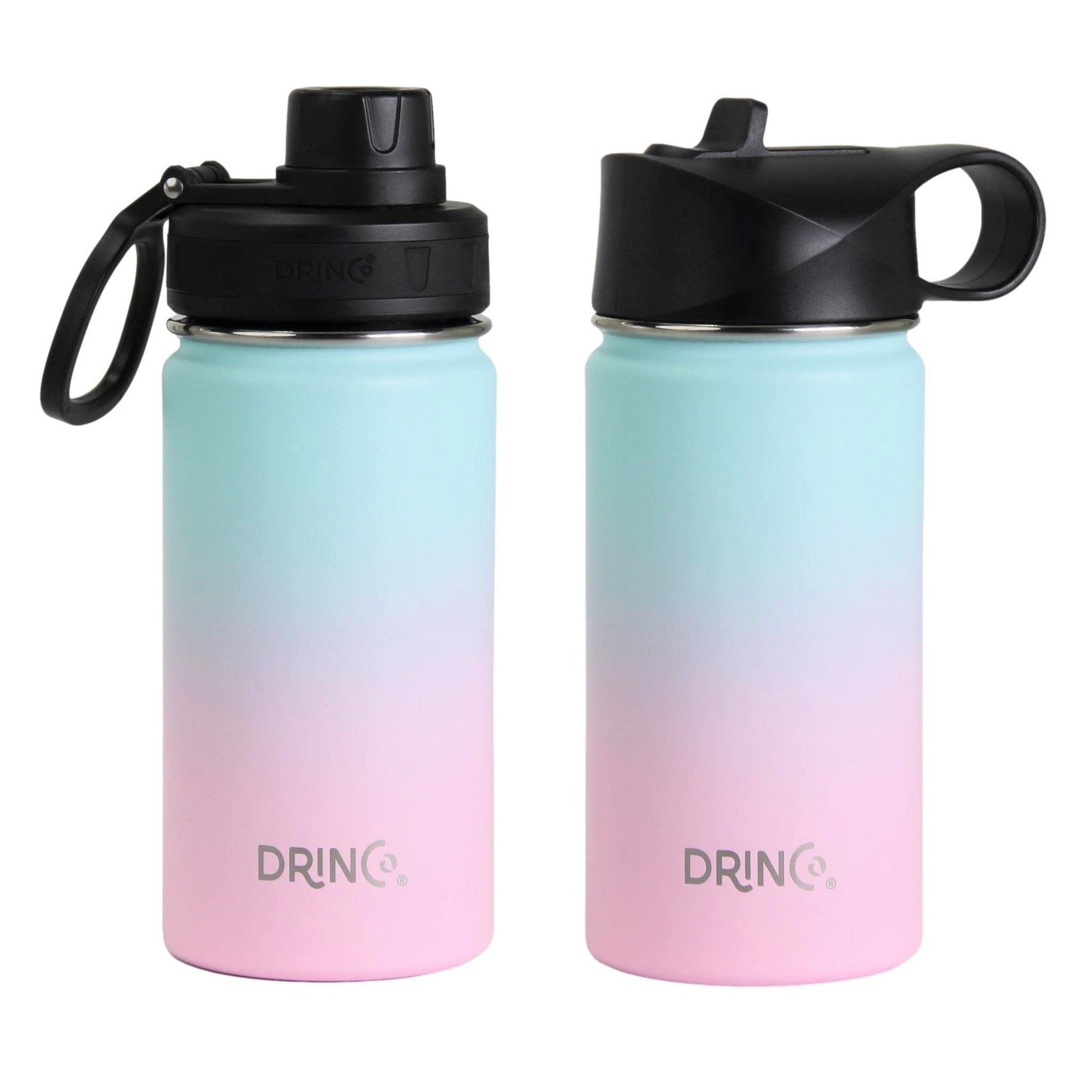 Stainless Steel Water Bottle Spout Lid Vacuum Insulated Double Wall Water Bottle Wide Mouth