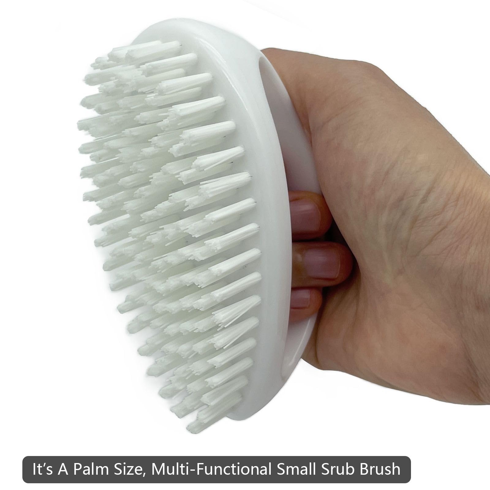 Small Scrub Brush with Stiff Nylon Bristles Heavy Duty Cleaning Brush