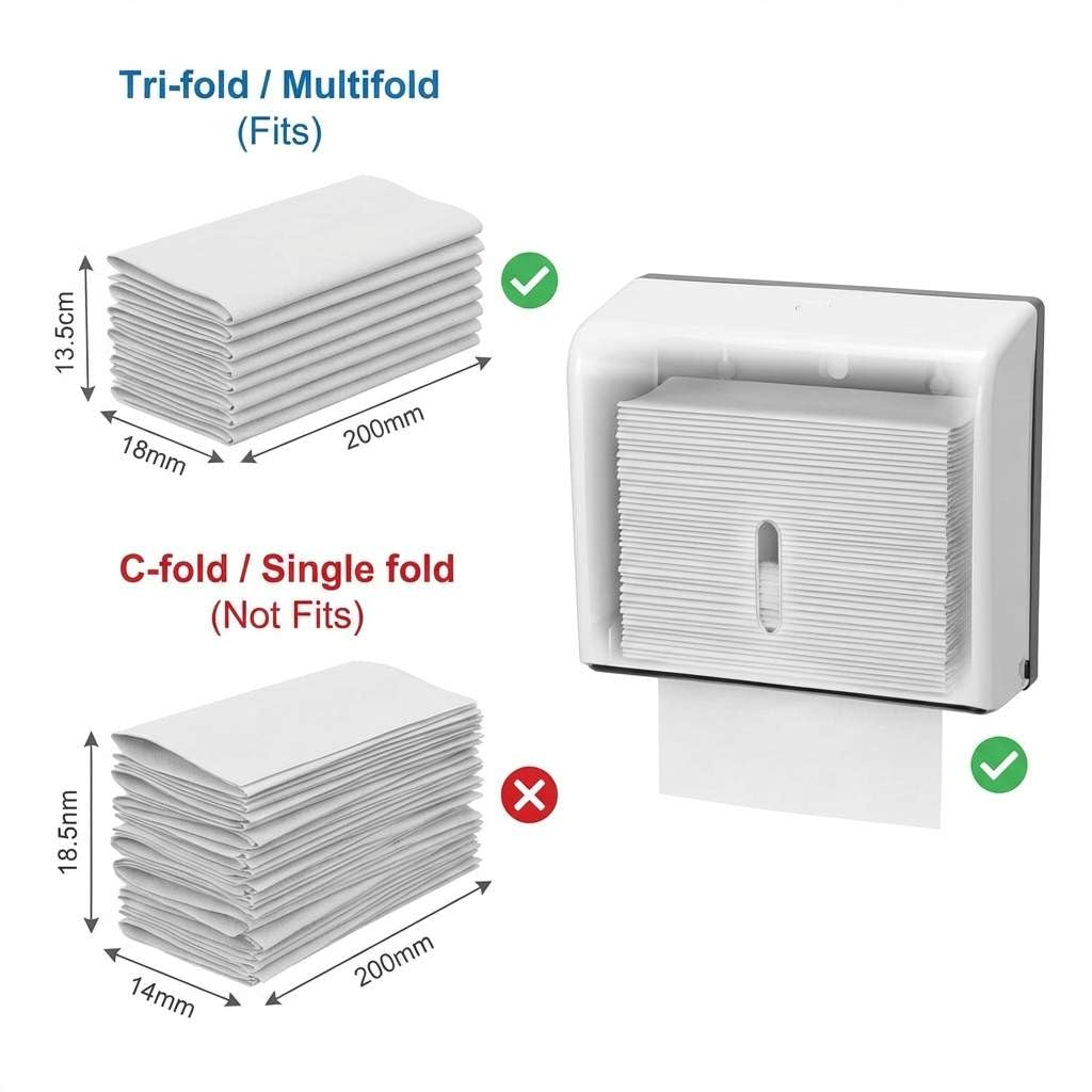 Wall Mount Paper Towel Dispenser 2 Pack (2 Count)