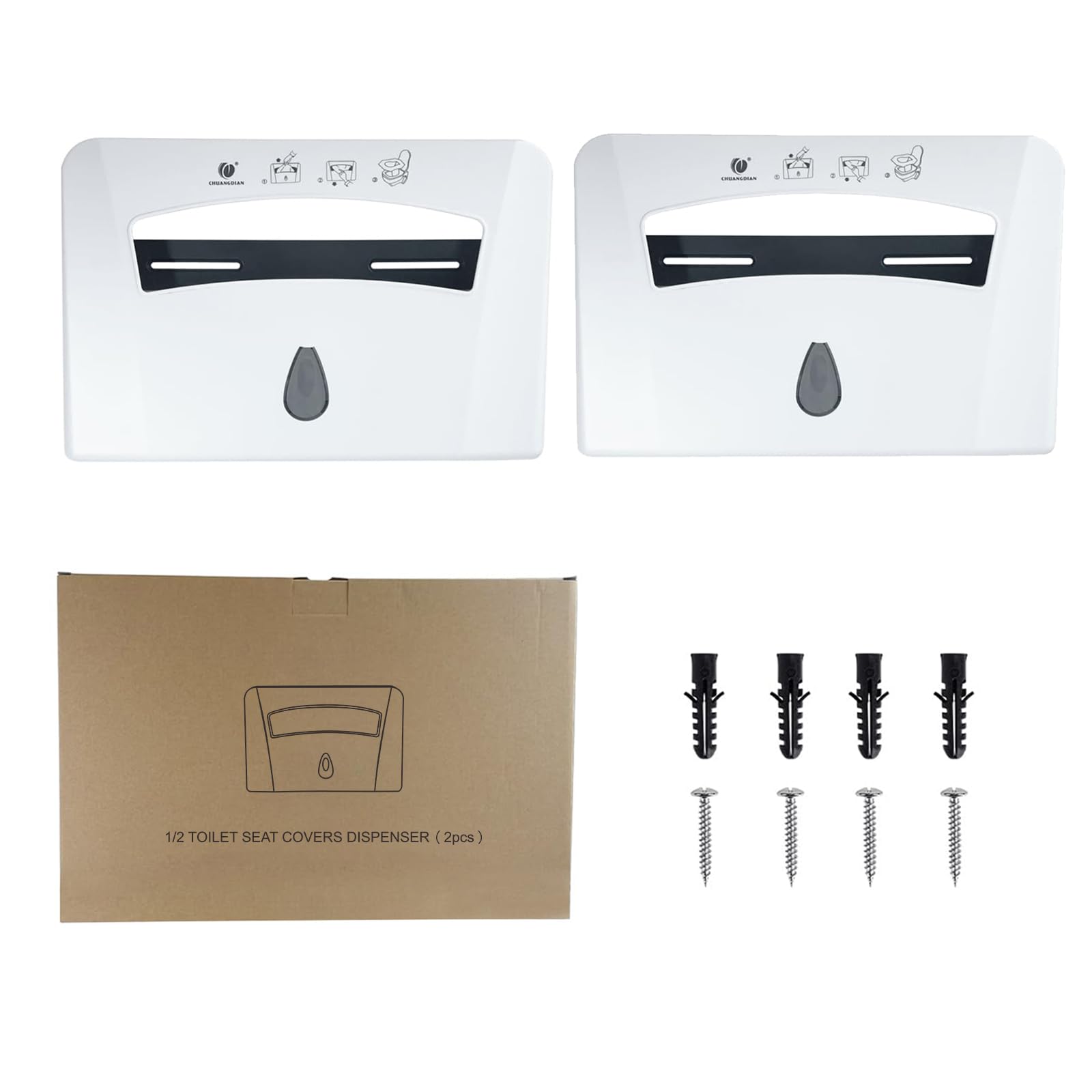 Toilet Seat Cover Dispenser (2 Count)
