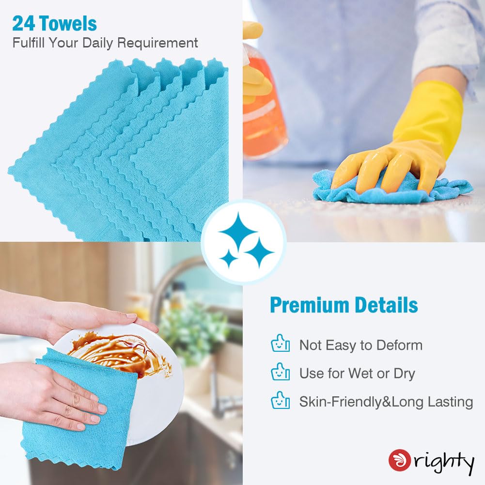 Microfiber Cleaning Cloth (24 Count)
