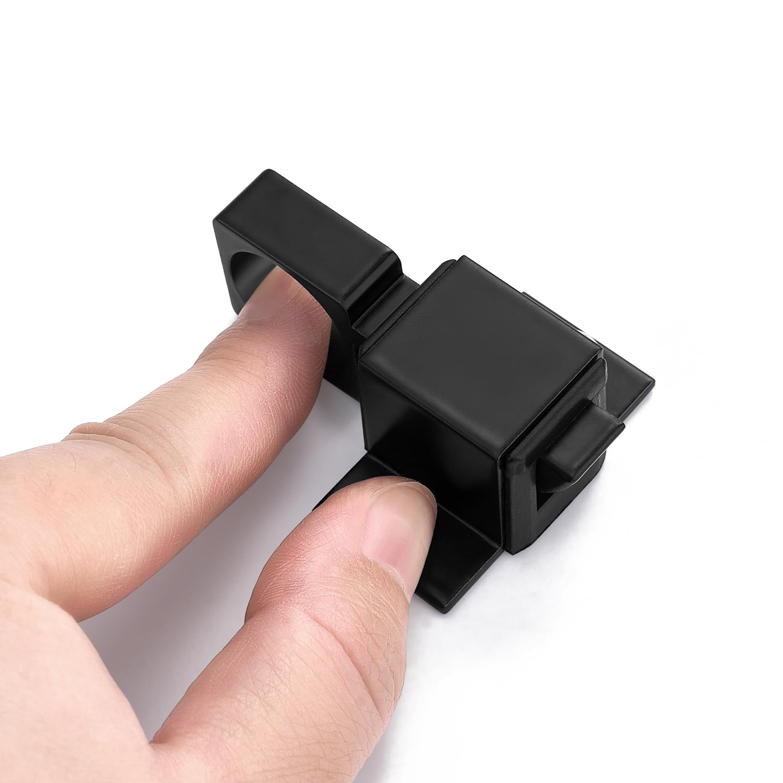 4 Packs Black Spring Door Lock (4 Count)