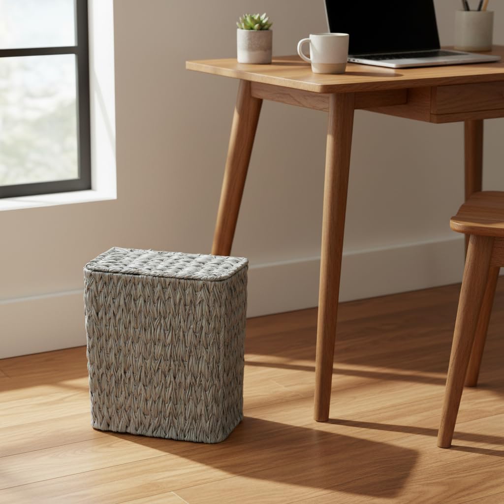3 Gallon Wicker Trash Can