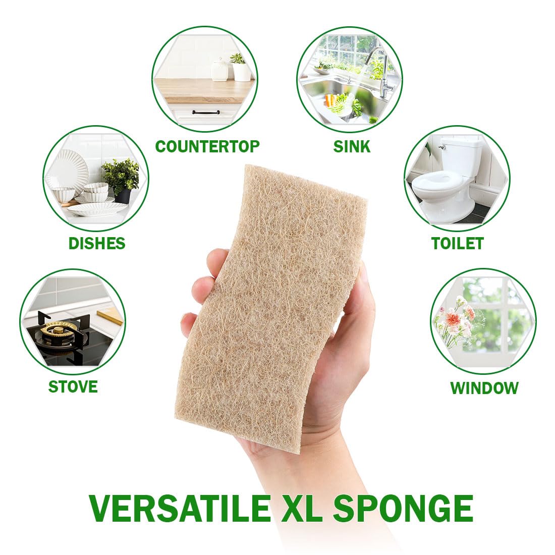 XL Sponges Kitchen (12 Count)