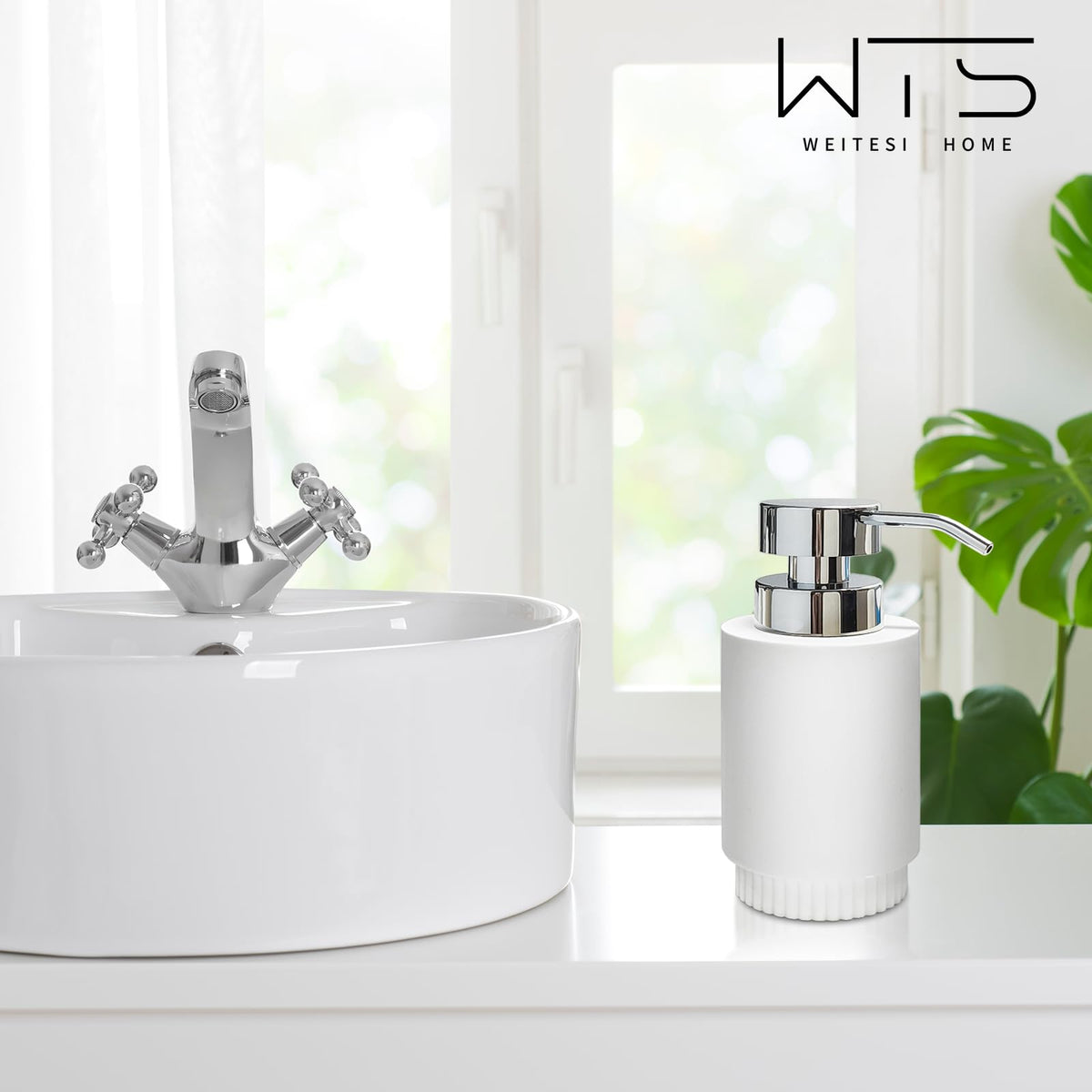 Resin Soap Dispenser for Bathroom