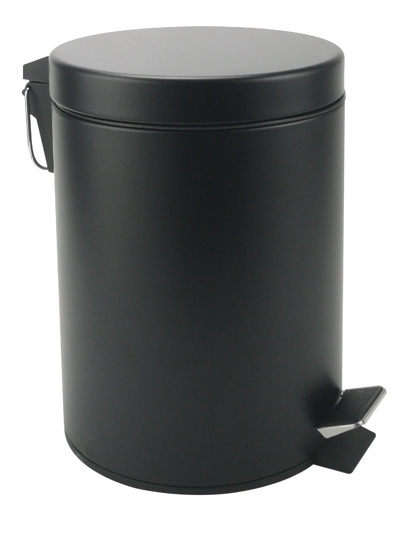 Stainless Steel Small Trash Can with Lid & Step Pedal