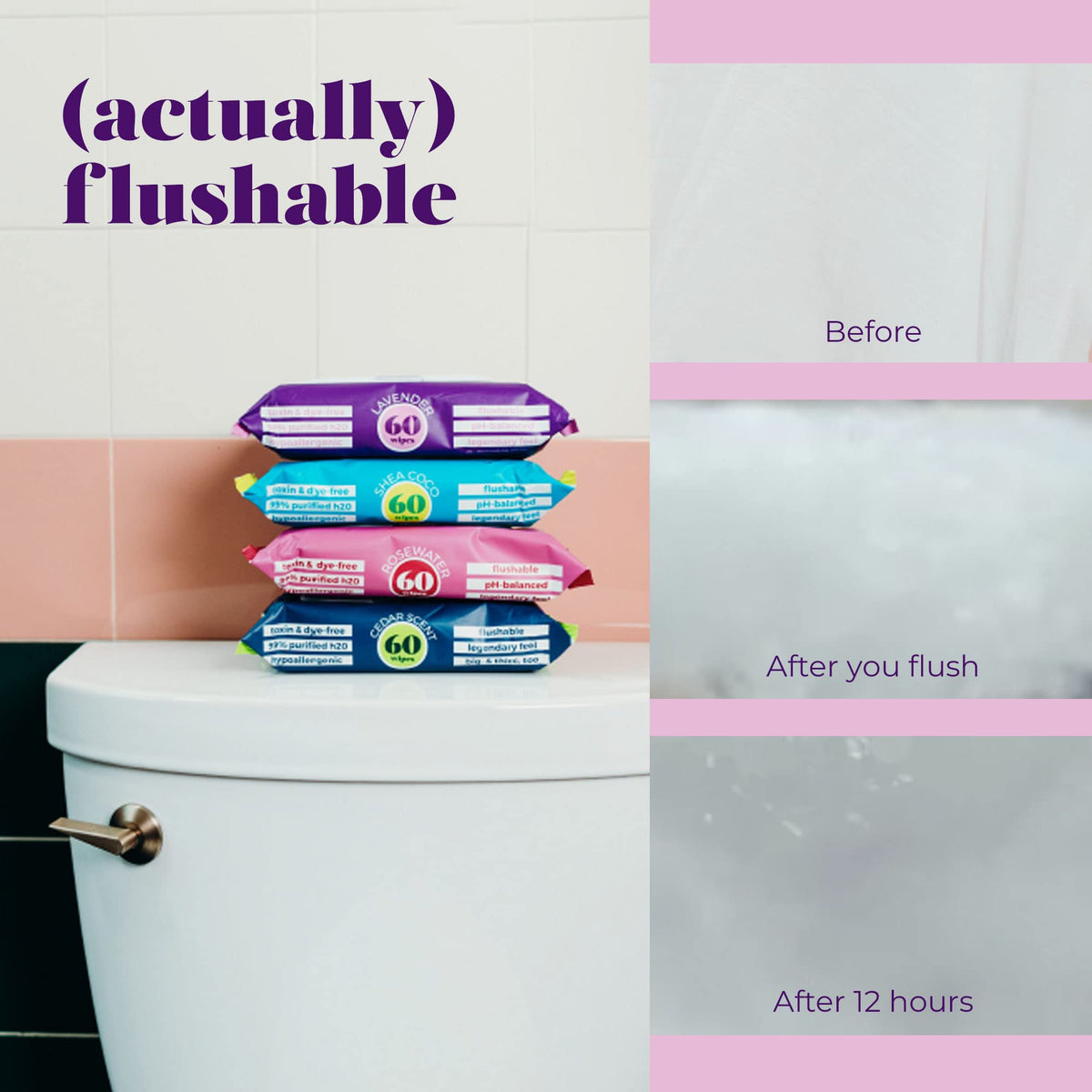 Flushable Wipes (480 Count)