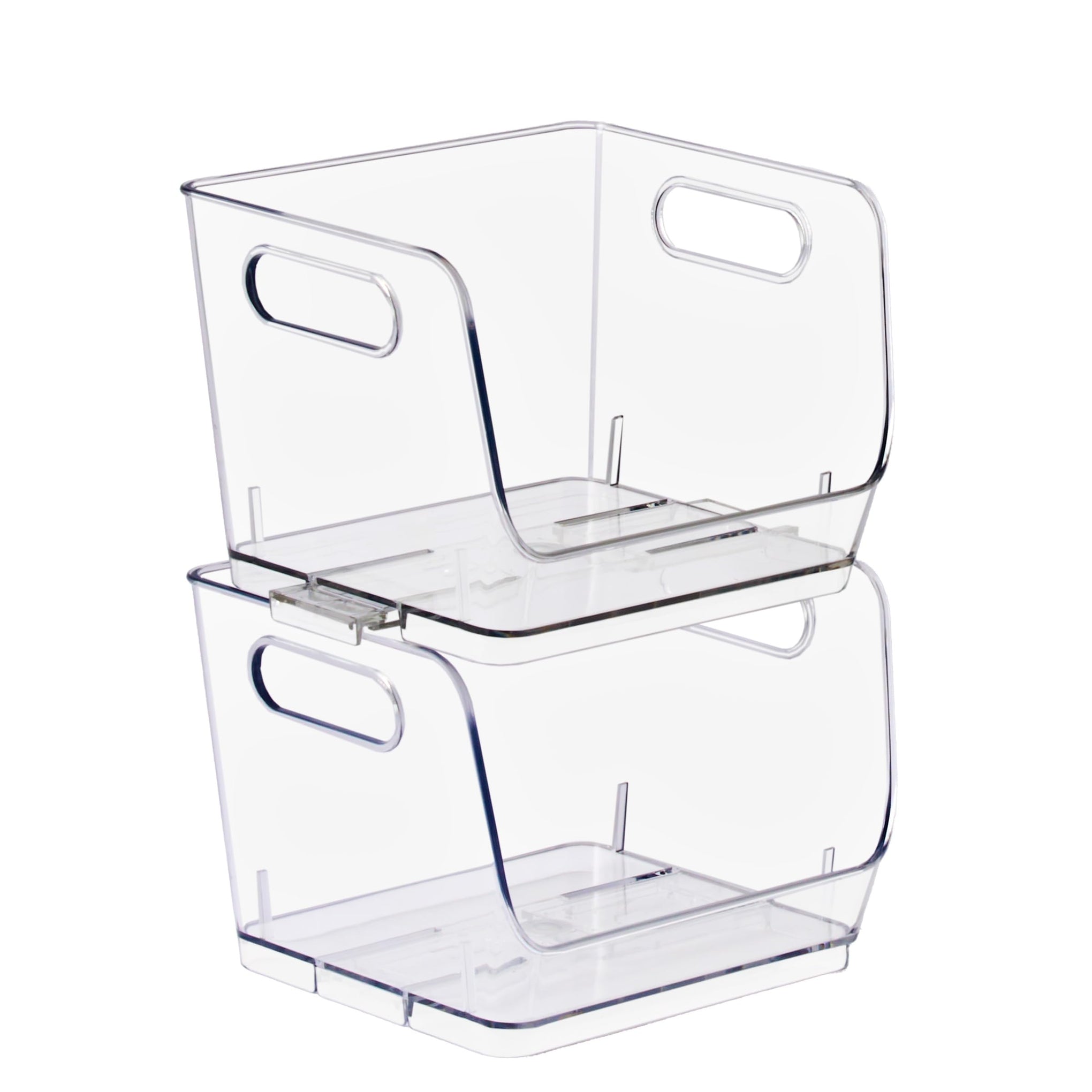 Stackable Storage Bins Open Front