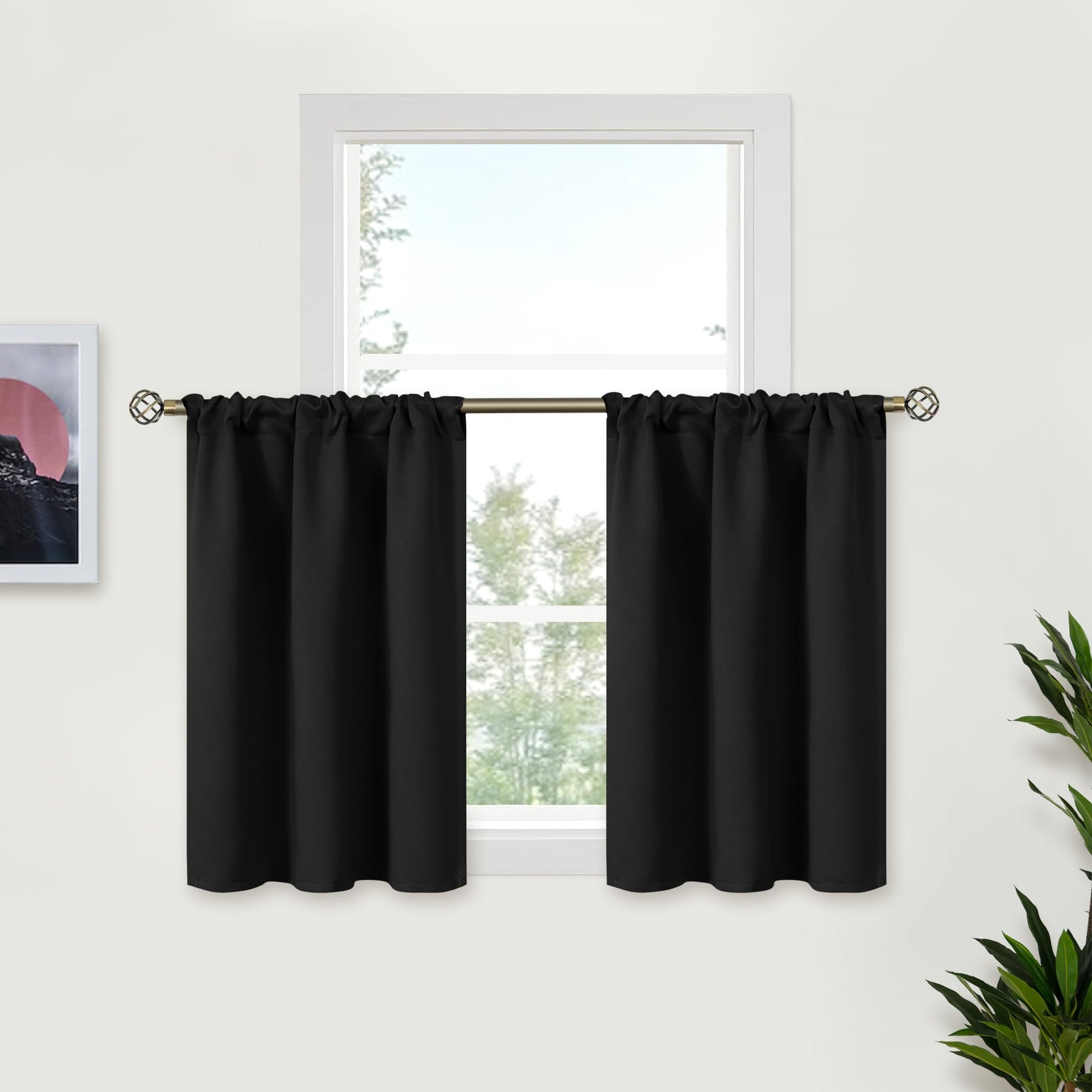Cafe Curtains 30 Inch Length (2 Count)
