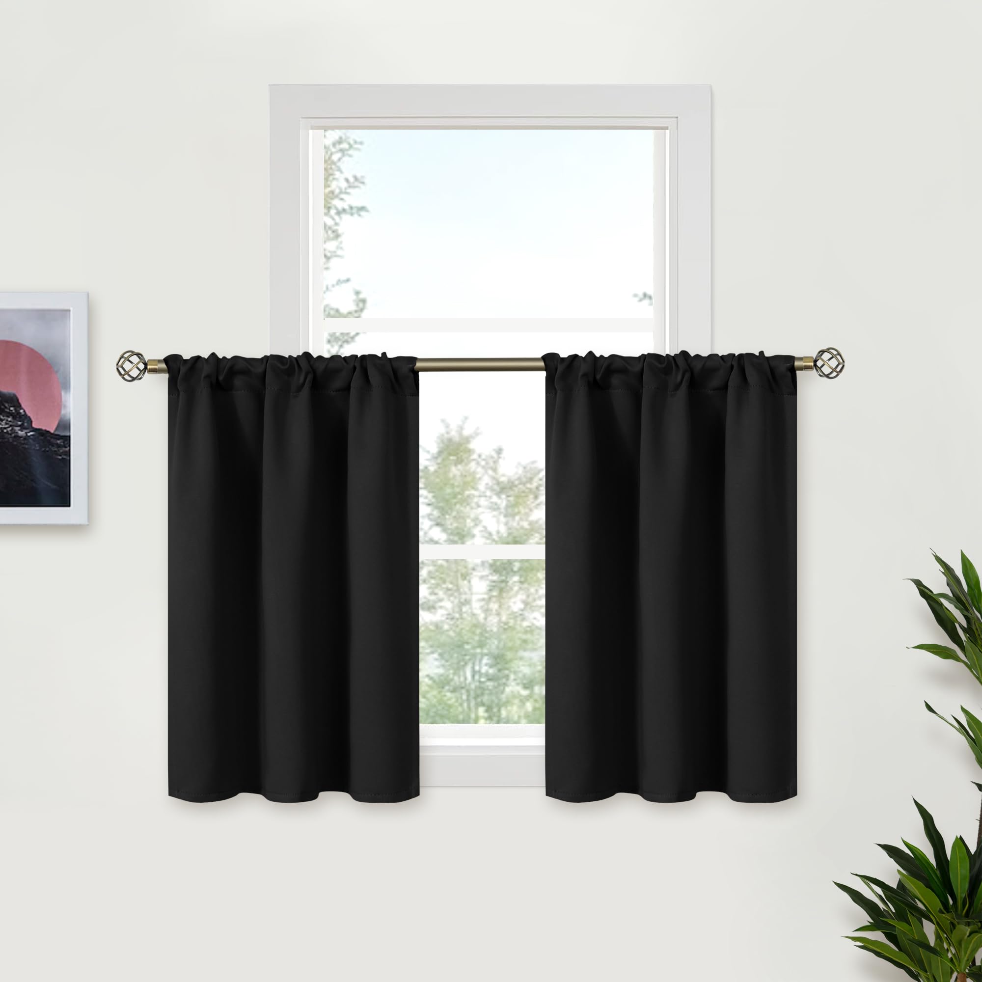 Cafe Curtains 30 Inch Length (2 Count)
