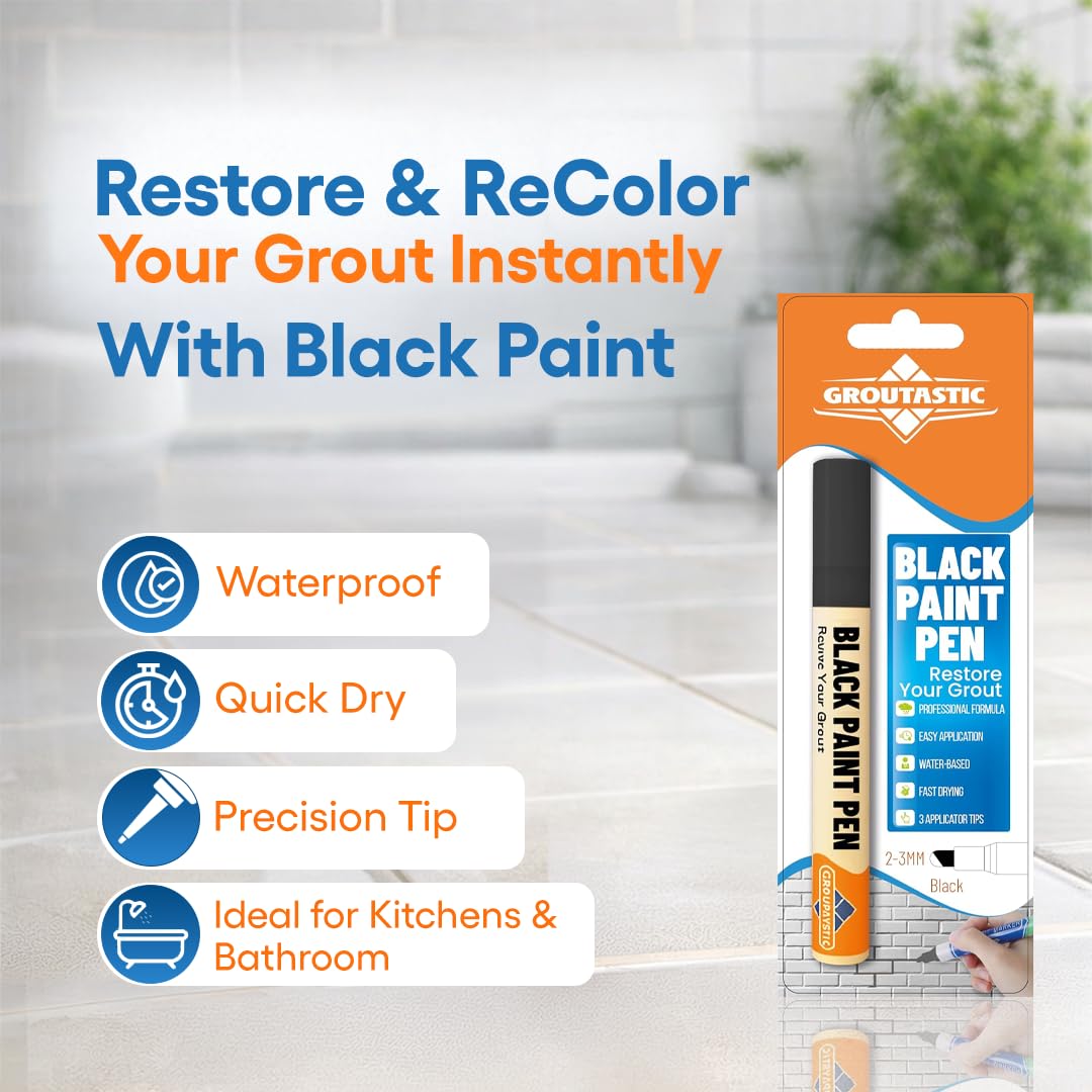 Grout Pen Black