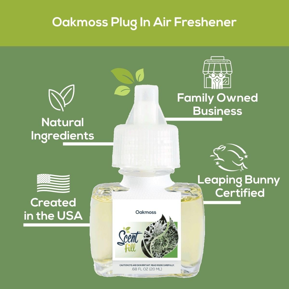 Oakmoss Plug in Air Freshener (2.72 Fl Oz)