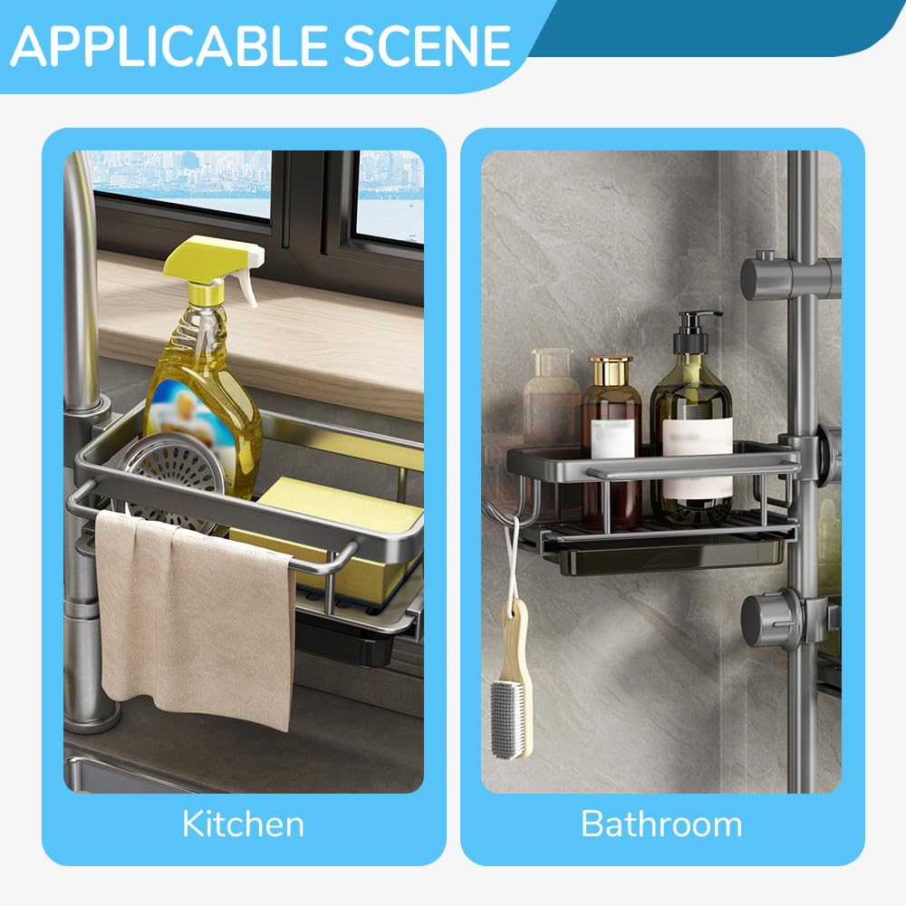 Sink Organizer Rack for Kitchen and Bathroom