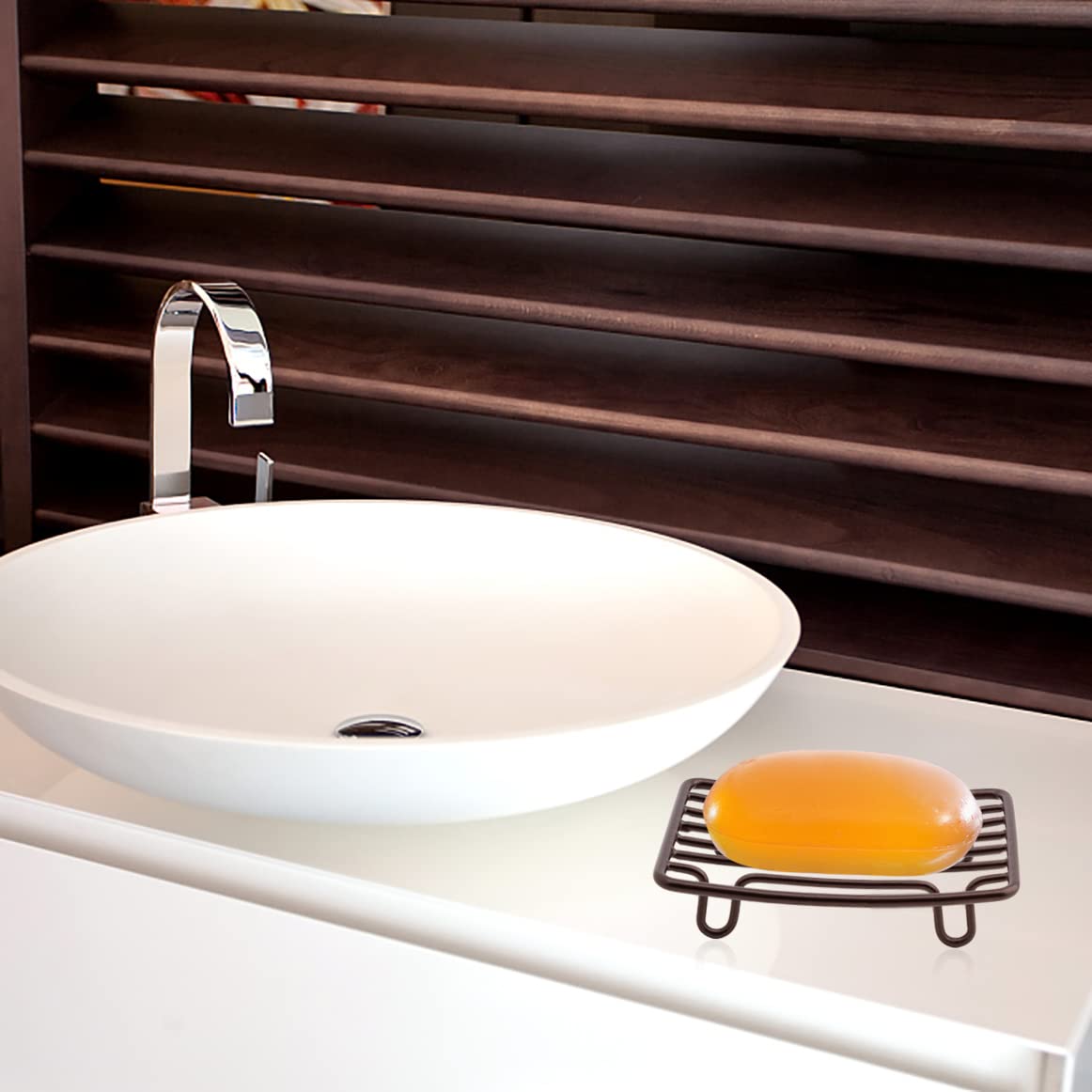Bar Soap Dish Holder for Shower Bathroom Stainless Steel Rust Proof Self Draining (2 Count)