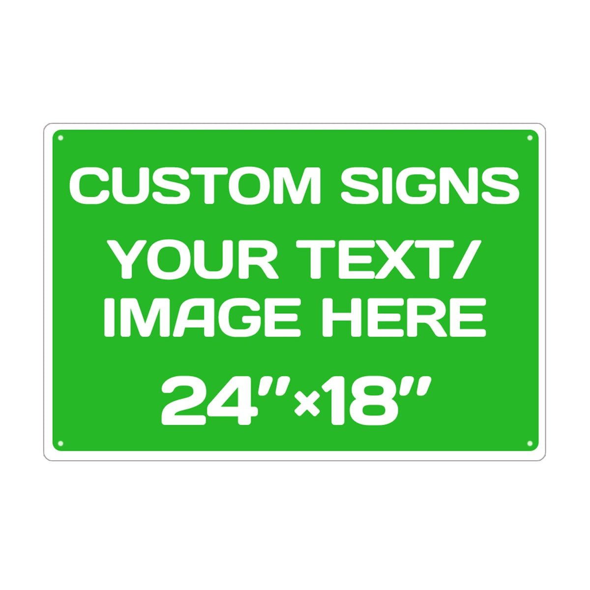 Personalized Aluminum Weatherproof Metal Sign