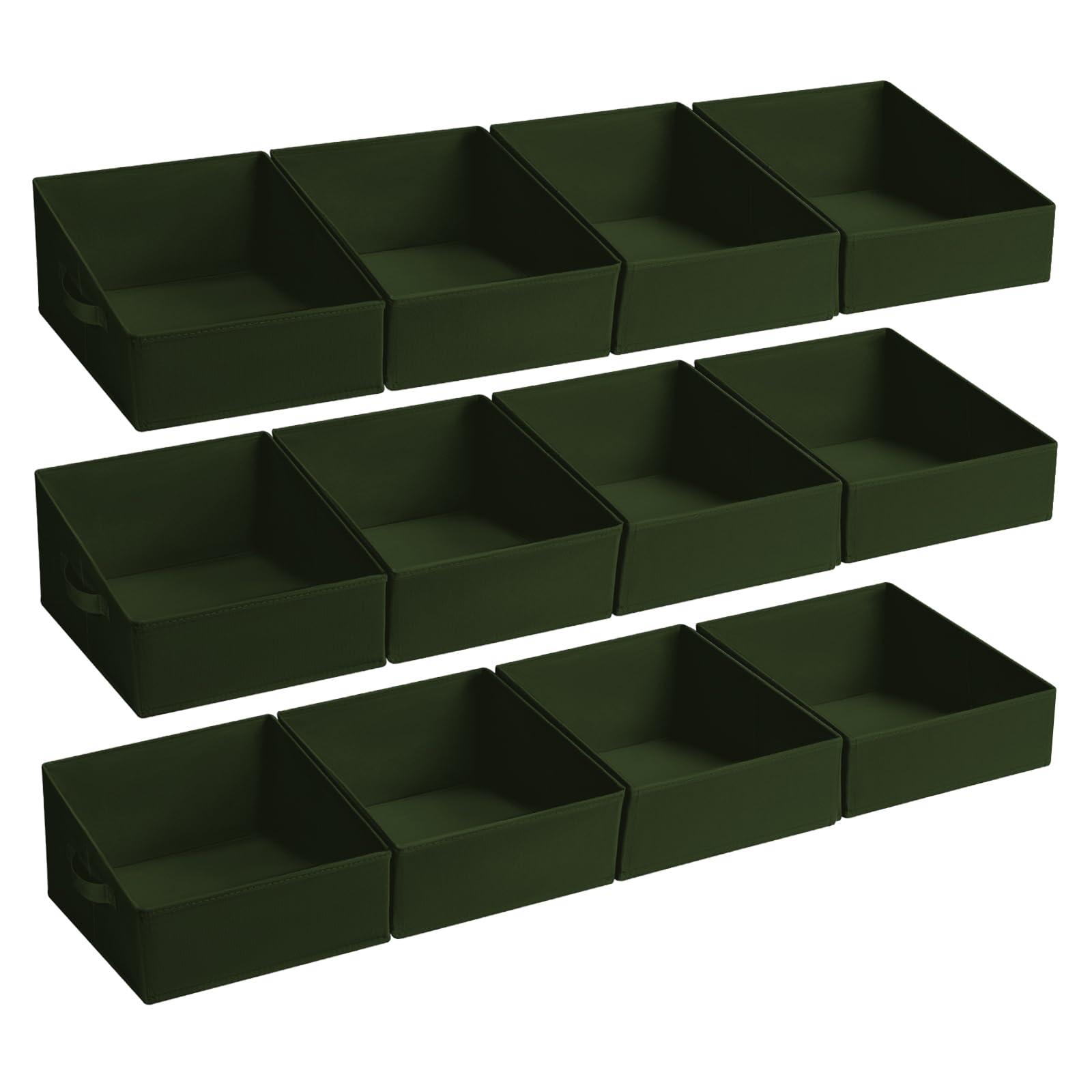 Closet Storage Bins 12 Pack (12 Count)