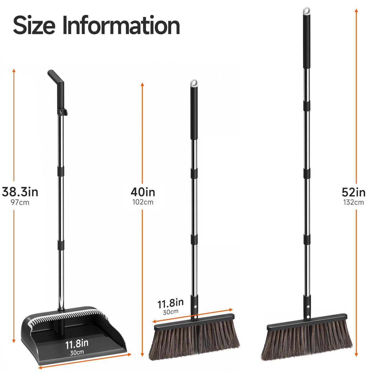 Broom and Dustpan Set