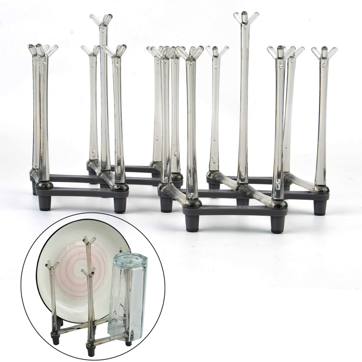 2 Pcs Cup Drying Racks Set (2 Count)
