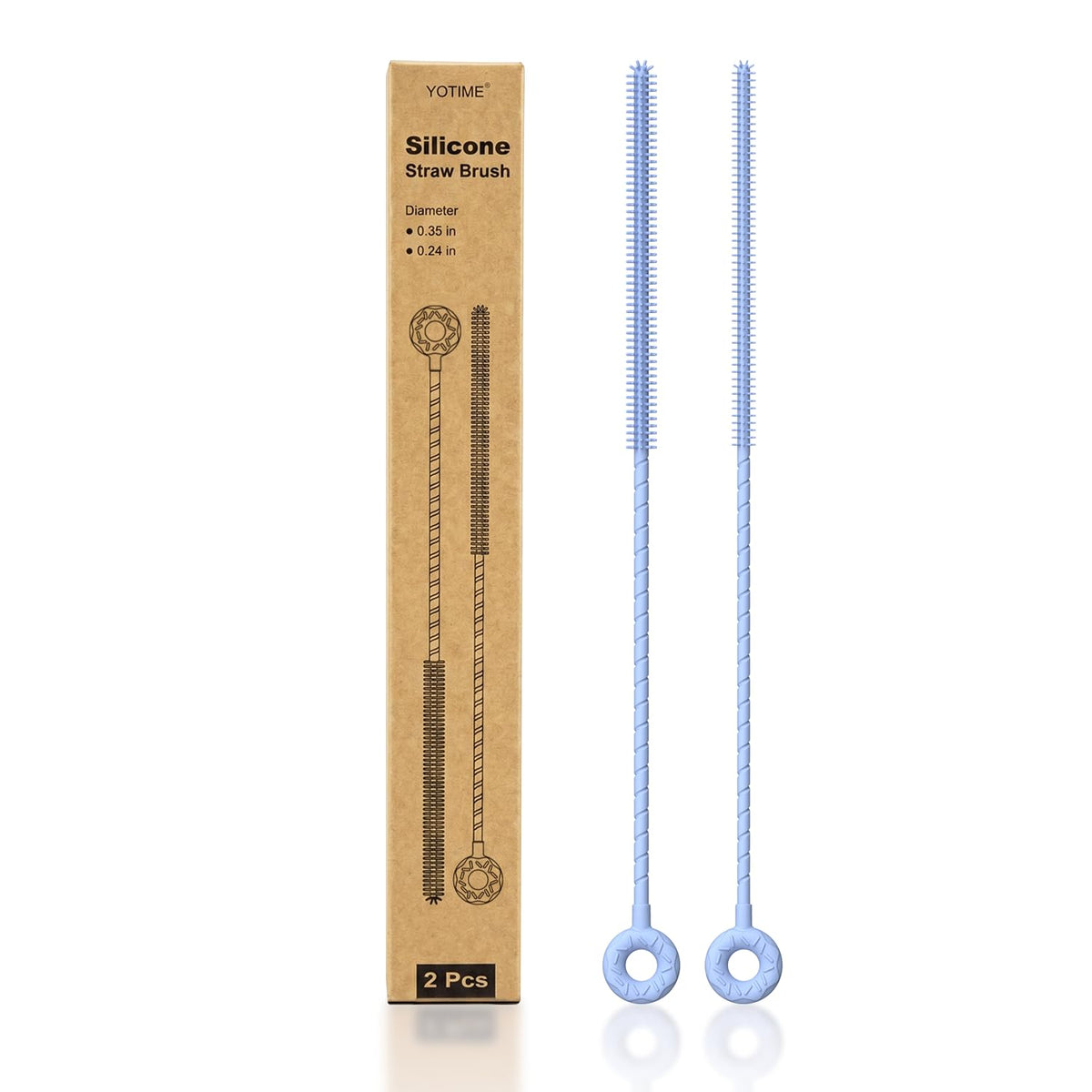 Silicone Straw Cleaner Brush