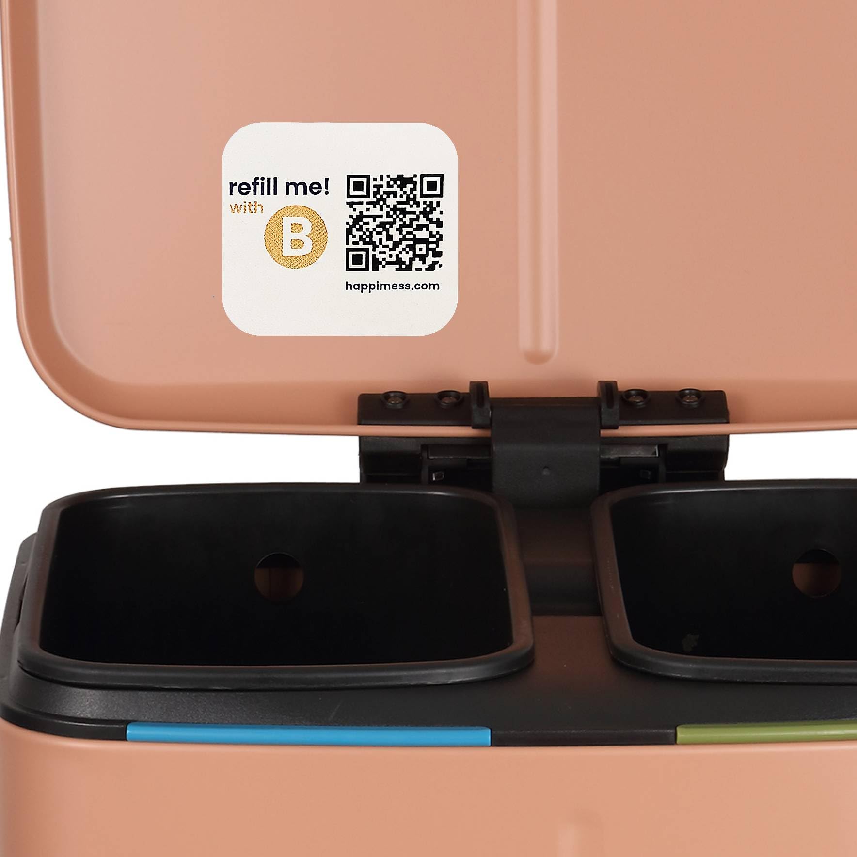 Marco 10.6 Gal Double Bucket Step Trash Can