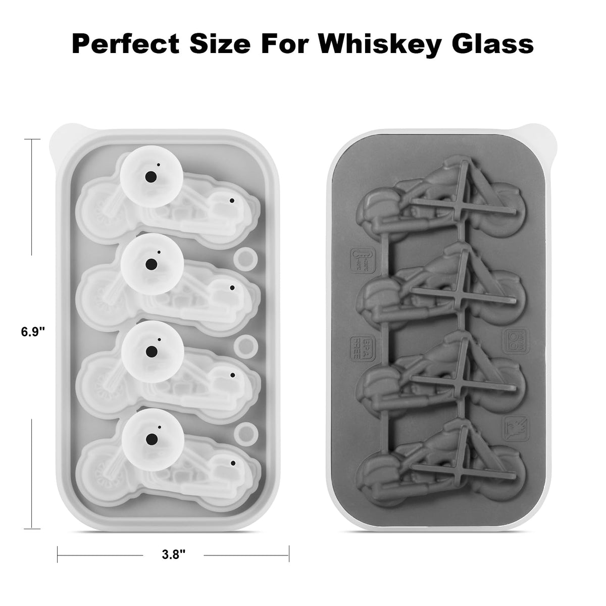 3D Motorcycle Ice Cube Tray