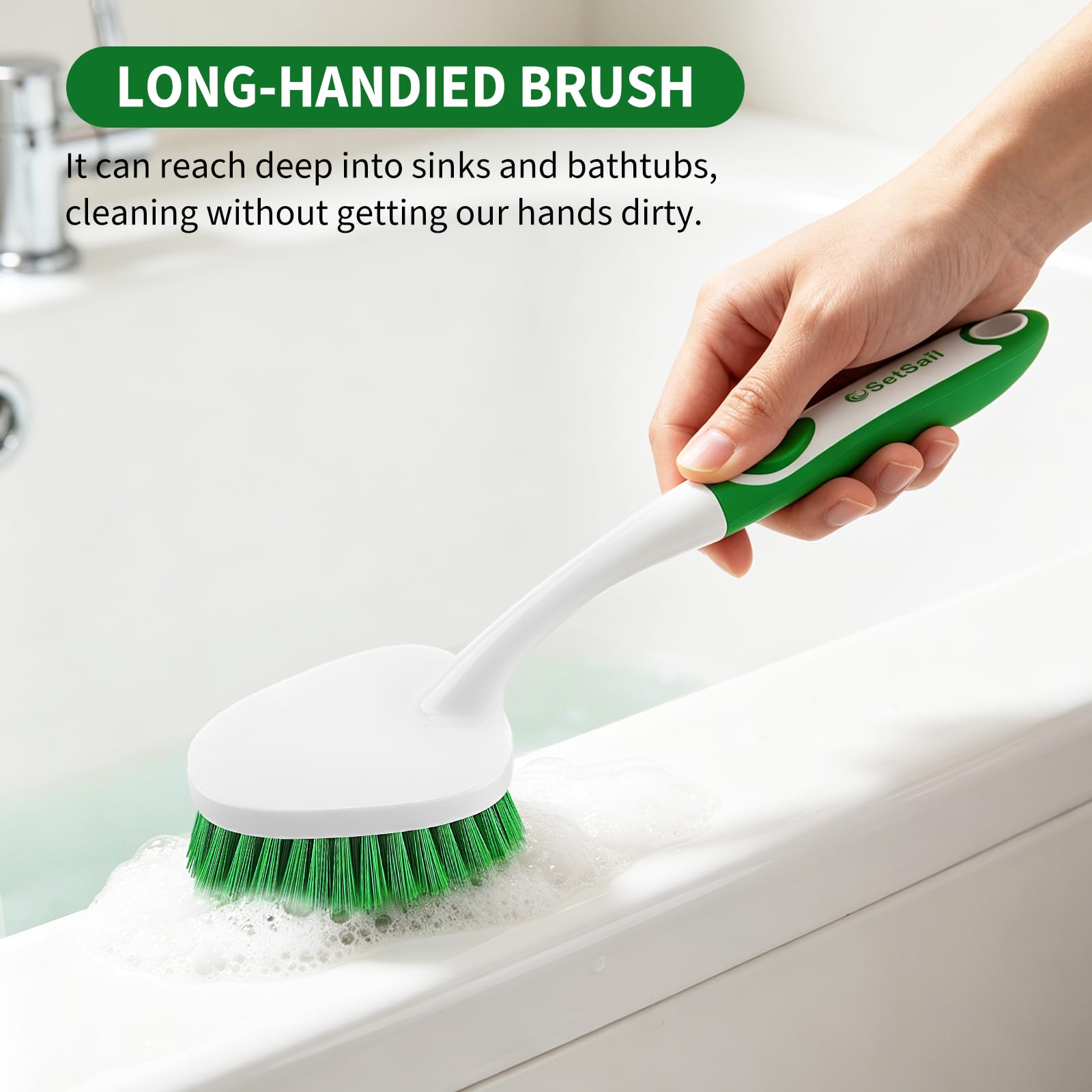 Scrub Brush Set of 4 Pack (4 Count)