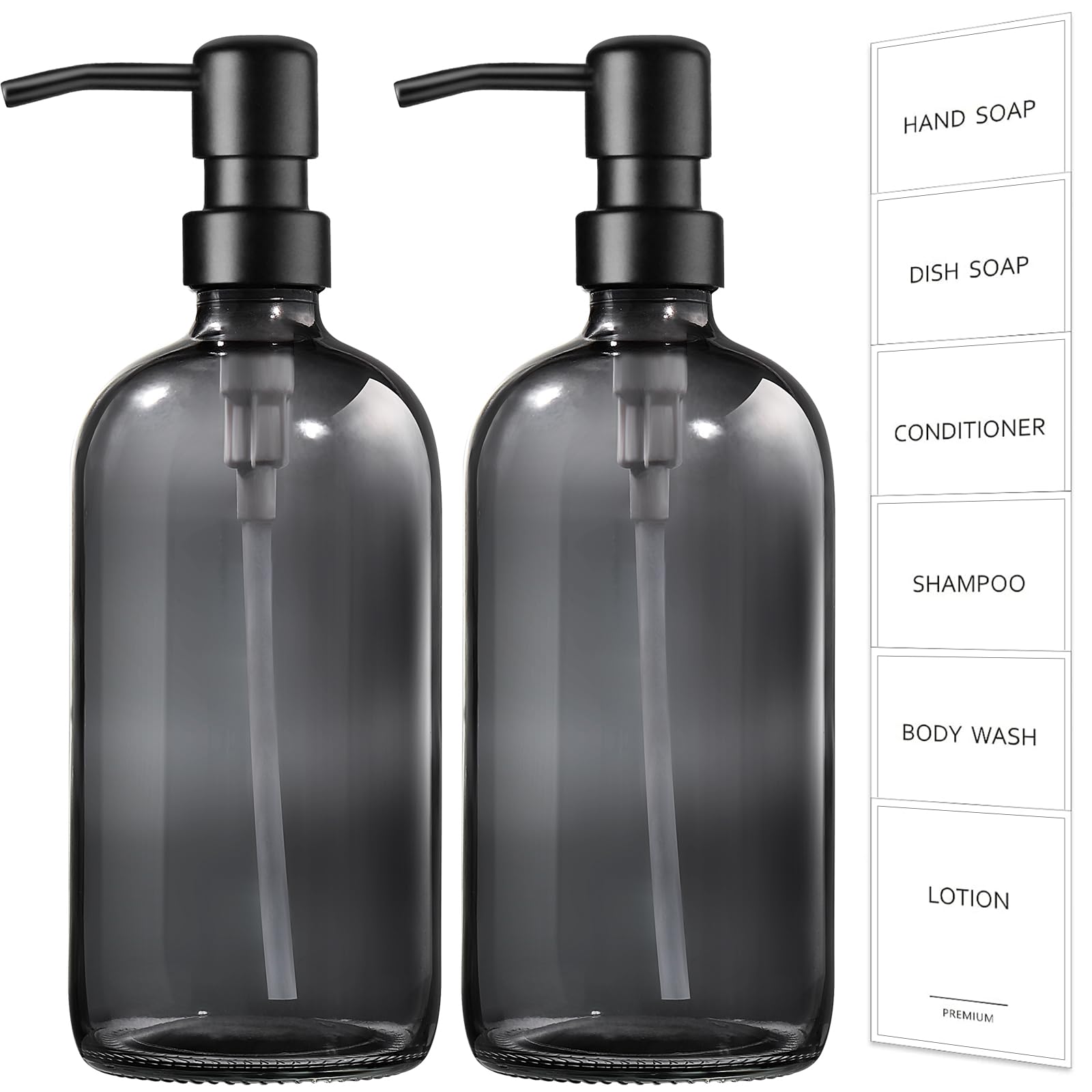 Black Soap Dispenser (2 Count)