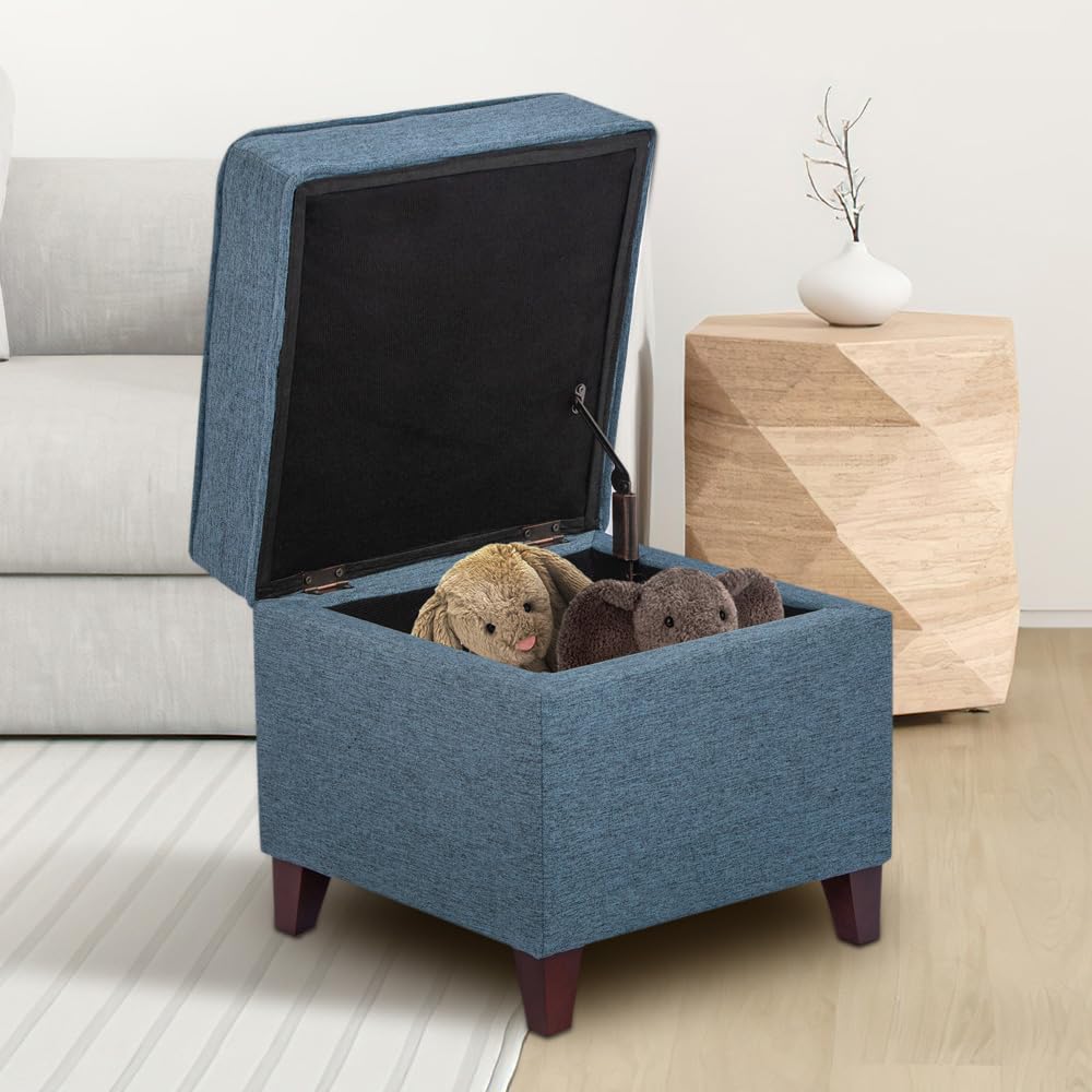 17" Square Ottoman with Storage