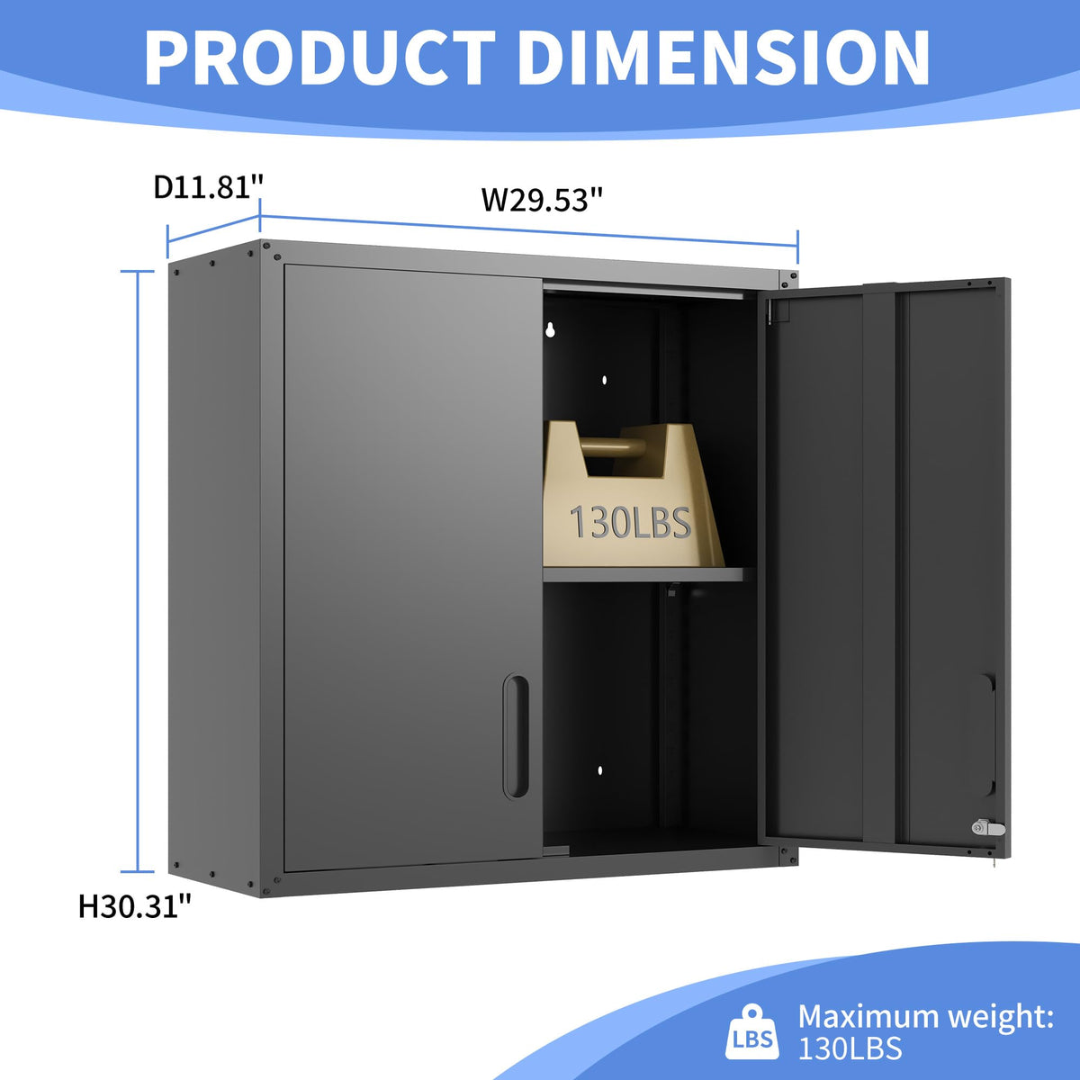 Metal Storage Cabinet for Garage
