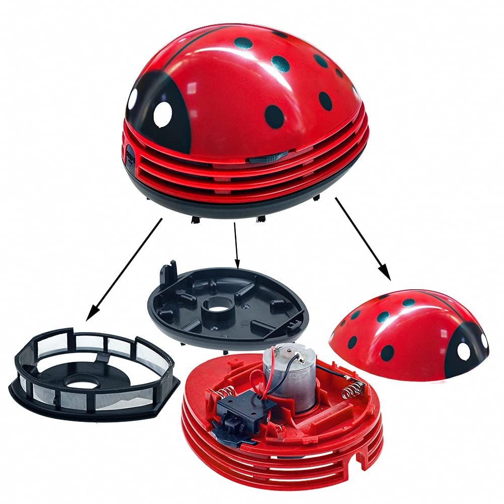 Cute Portable Cartoon Mini Desktop Vacuum Cleaner Table Dust Crumb Sweeper