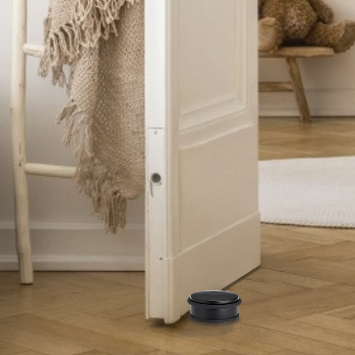 2Pcs Heavy Duty Door Stoppers No Drill (2 Count)