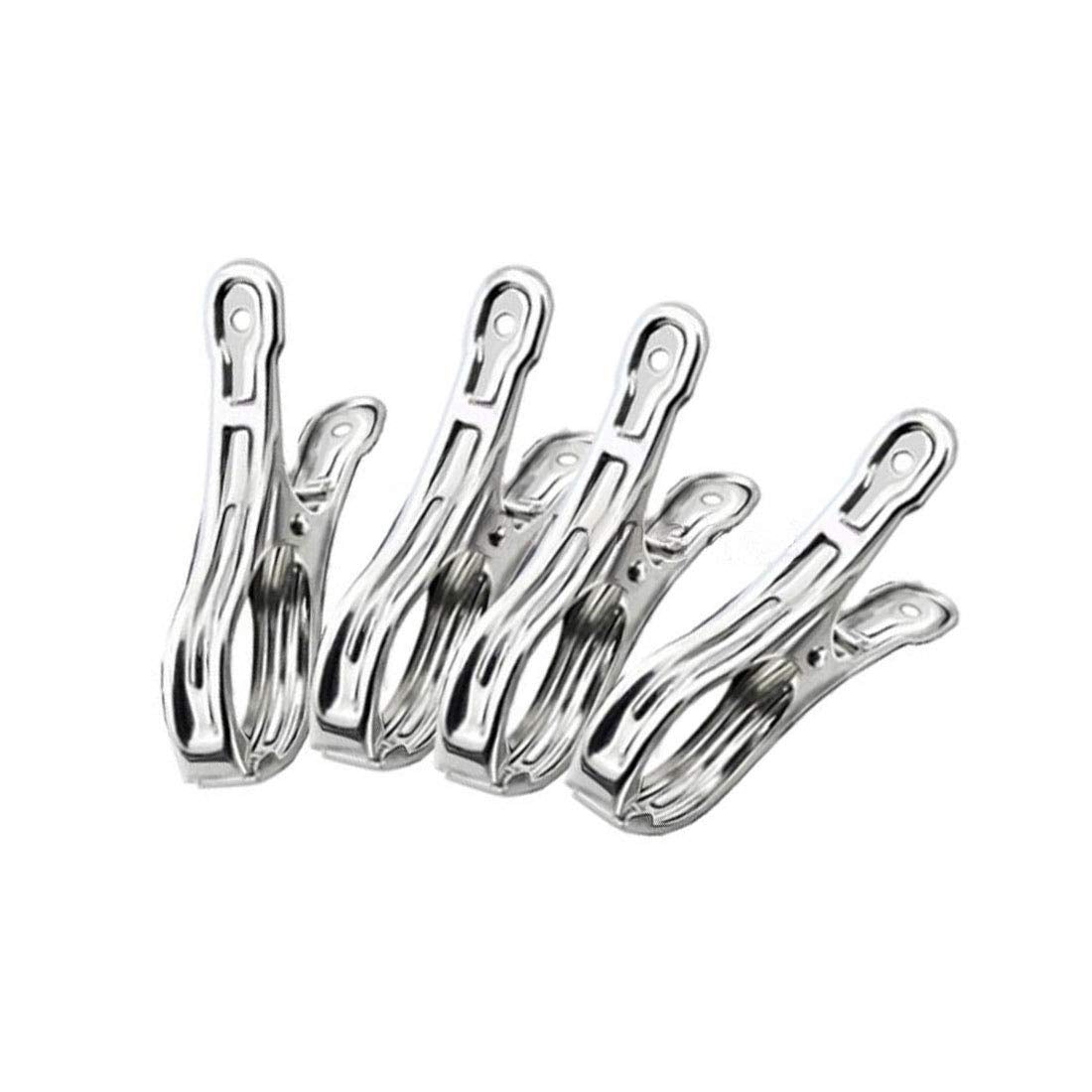 20Pack 3.5 Inch Heavy Duty Stainless Steel Large Alligator Binder Clips (20 Count)