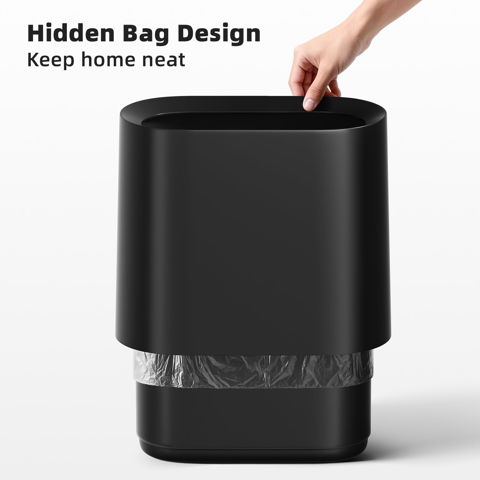 2.3 Gal Bathroom Trash Can