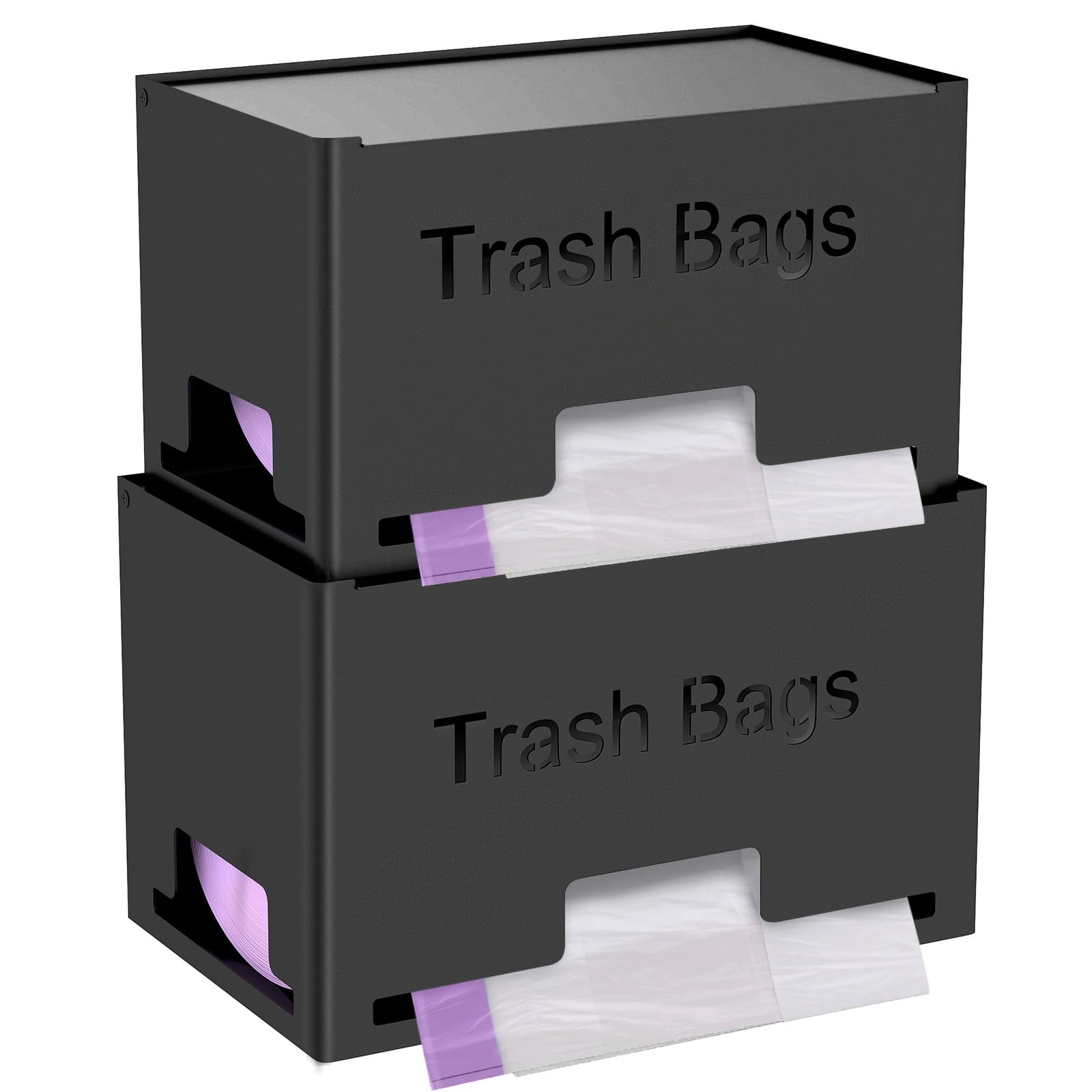 2 Pack Trash Bag Holder Dispenser (2 Count)