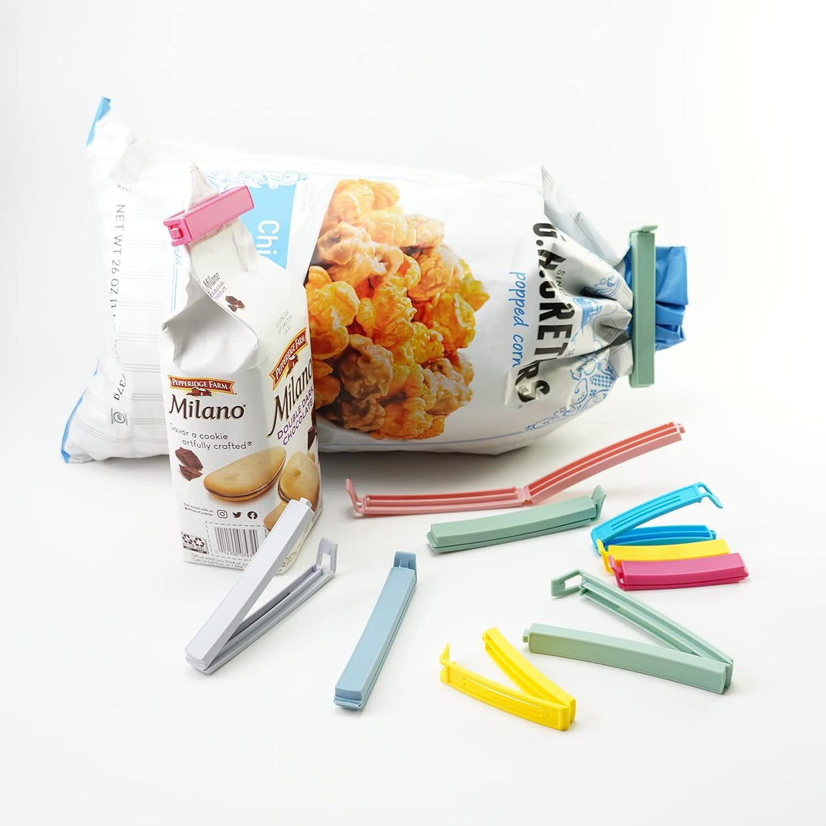 32 PCS Plastic Chip Clips for Food Packages (32 Count)