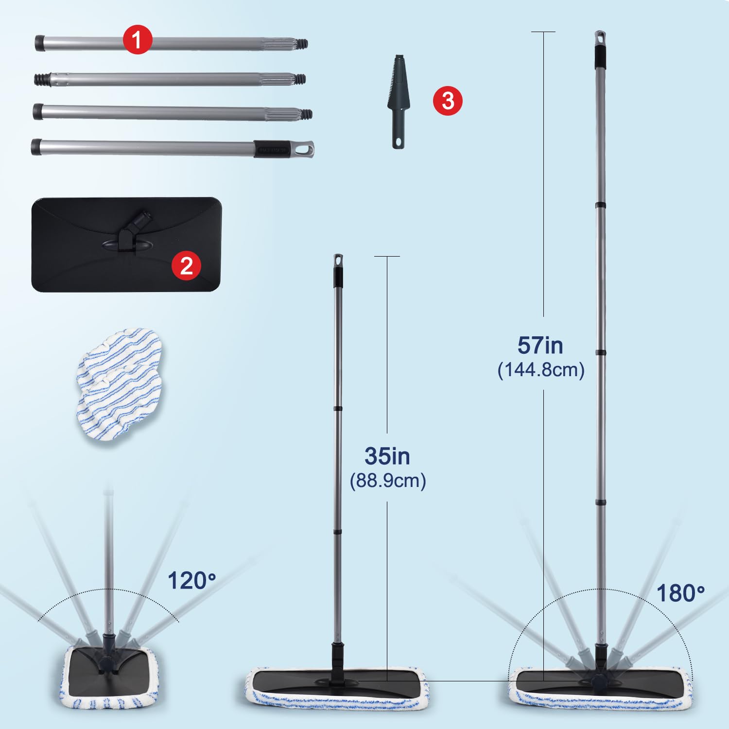 Large Surface Flat Mop