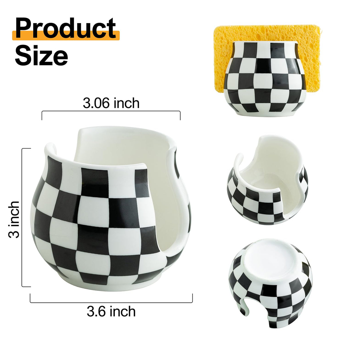 Sponge Holder for Kitchen Sink