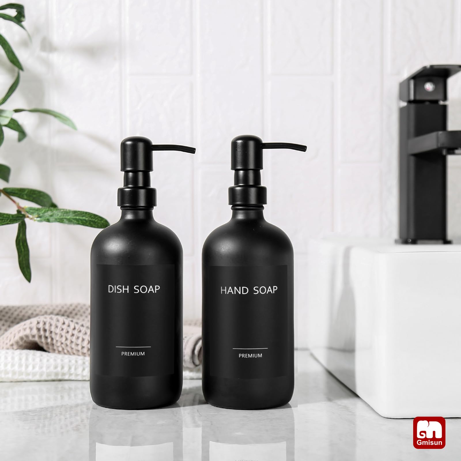 Black Soap Dispenser (2 Count)