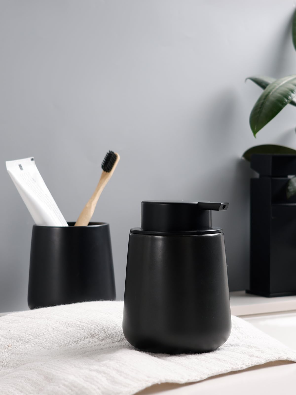 Soap and Toothbrush Holder Set