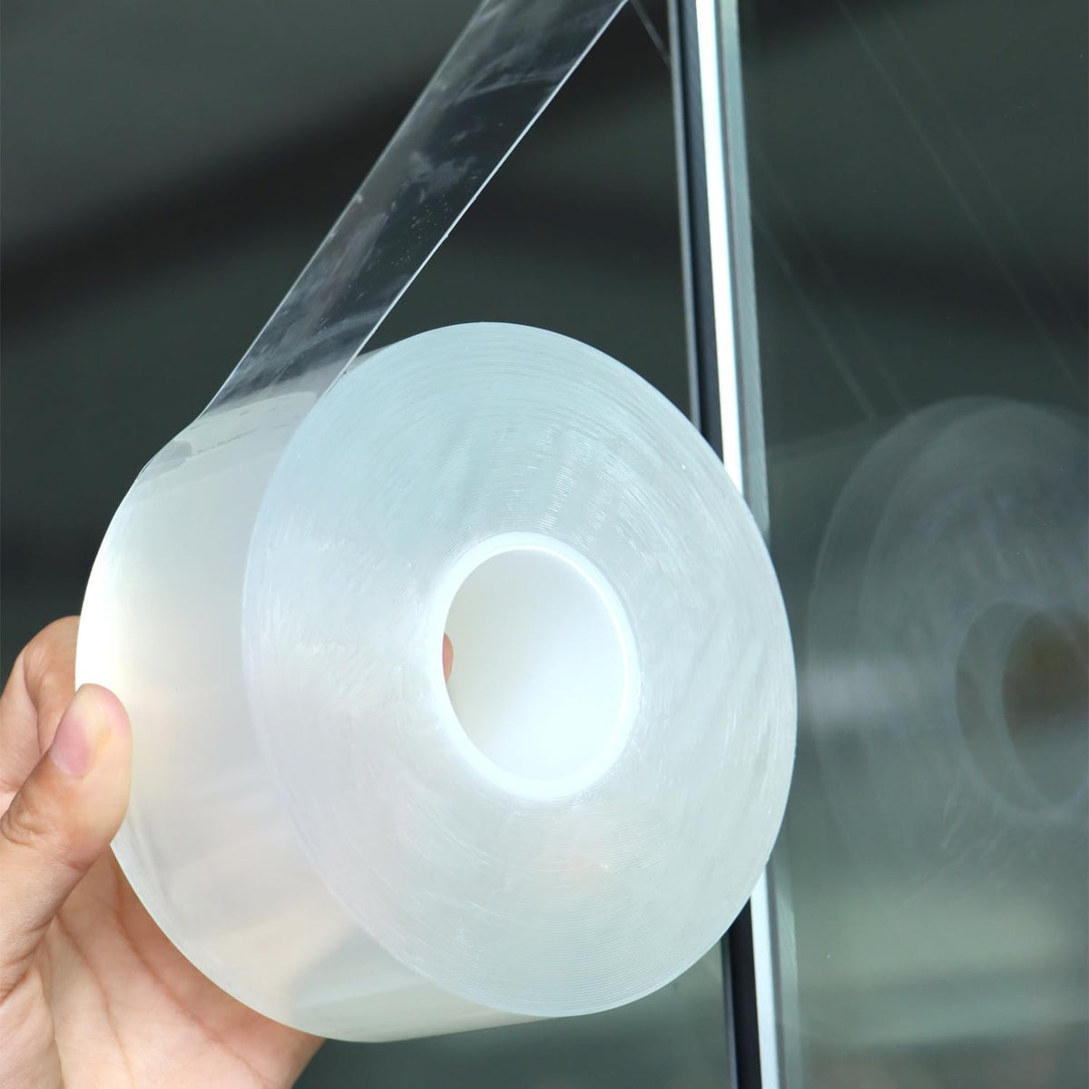 Transparent Window Weather Sealing Tape 2 Inch x 66 FT Weather Stripping Residue