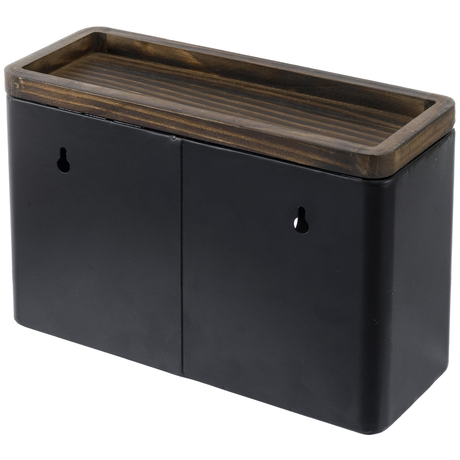 Matte Black Metal Wall Mounted Paper Towel Holder Trifold Z Fold