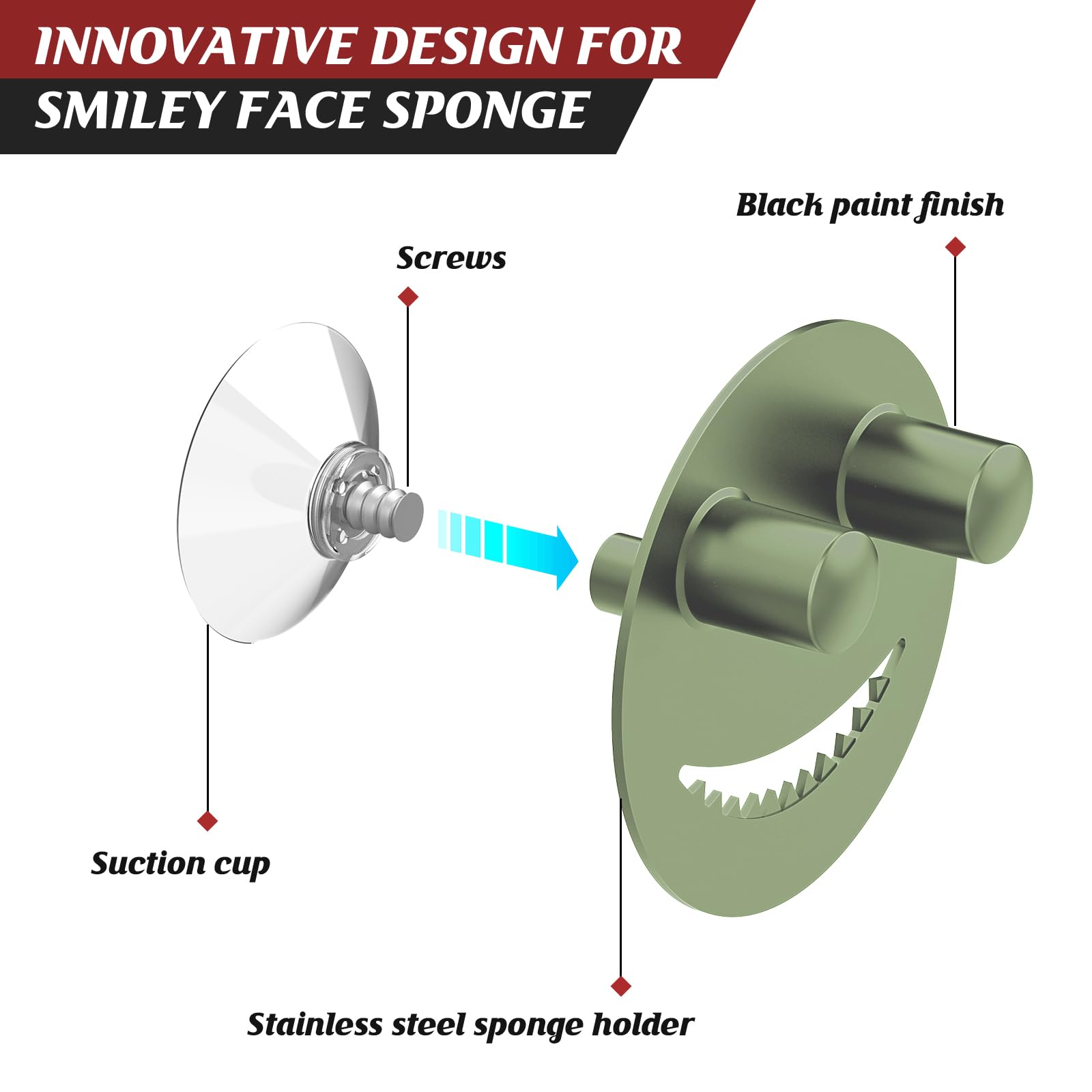 Sponge Holder for Kitchen Sink