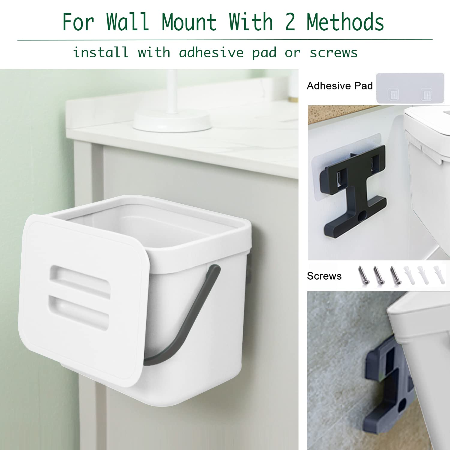 Trash Can with Lid