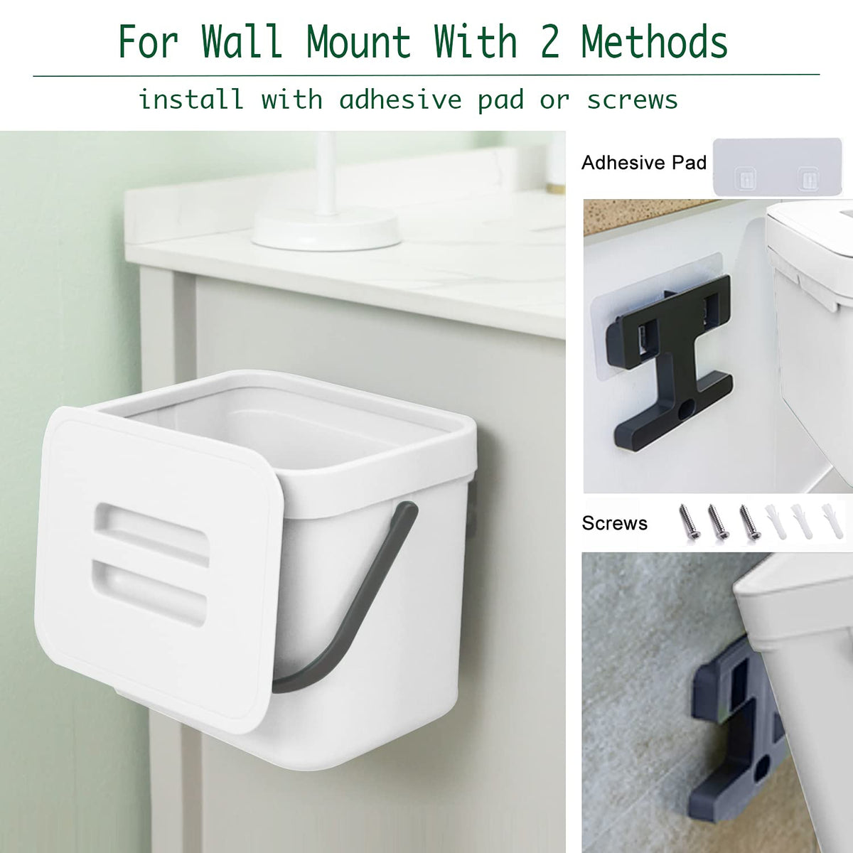 Trash Can with Lid