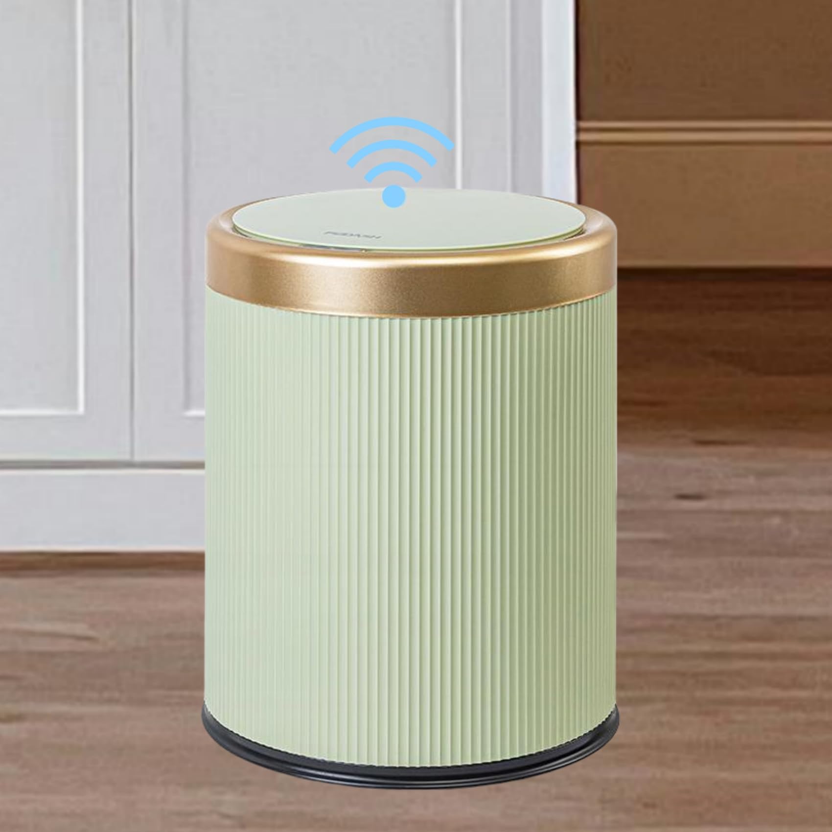 Automatic Motion Sensor Bathroom Trash Can with Lid