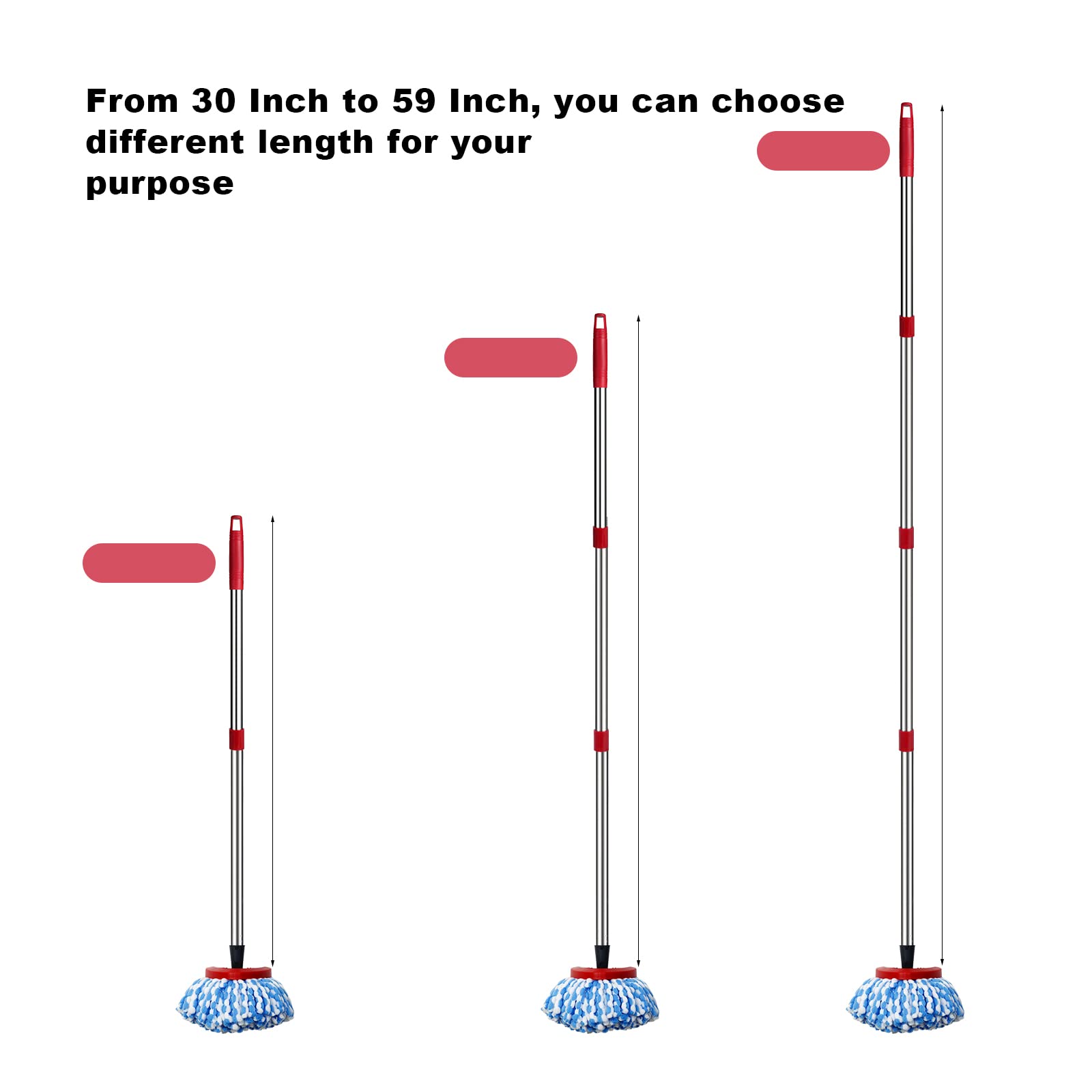 Spin Mop Replacement Handle
