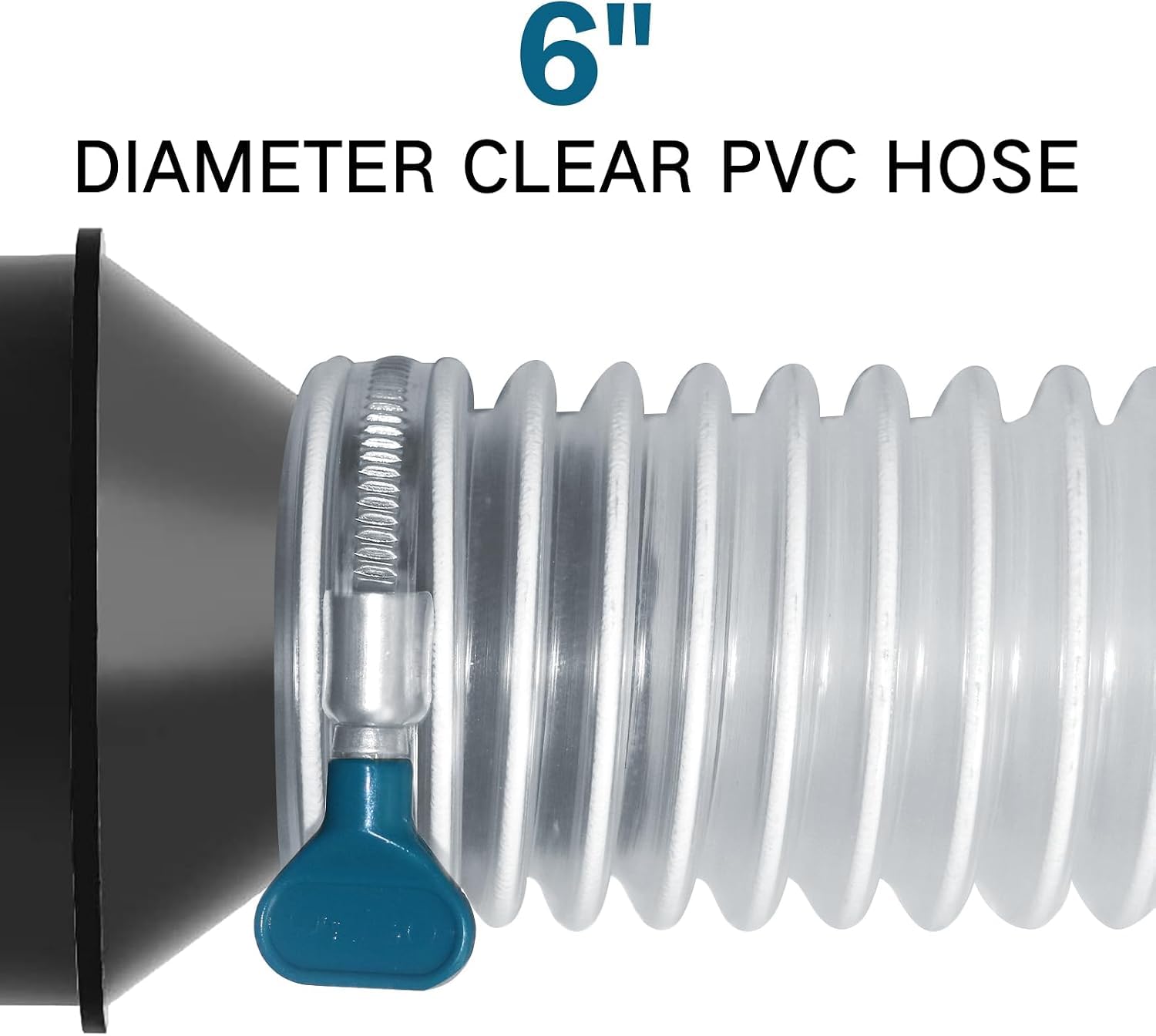 6" x 5' PVC Dust Collection Hose