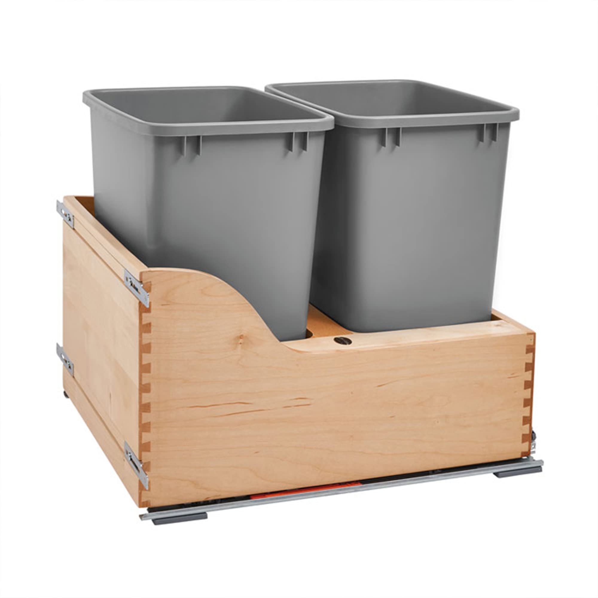 Double Pullout Trash Can