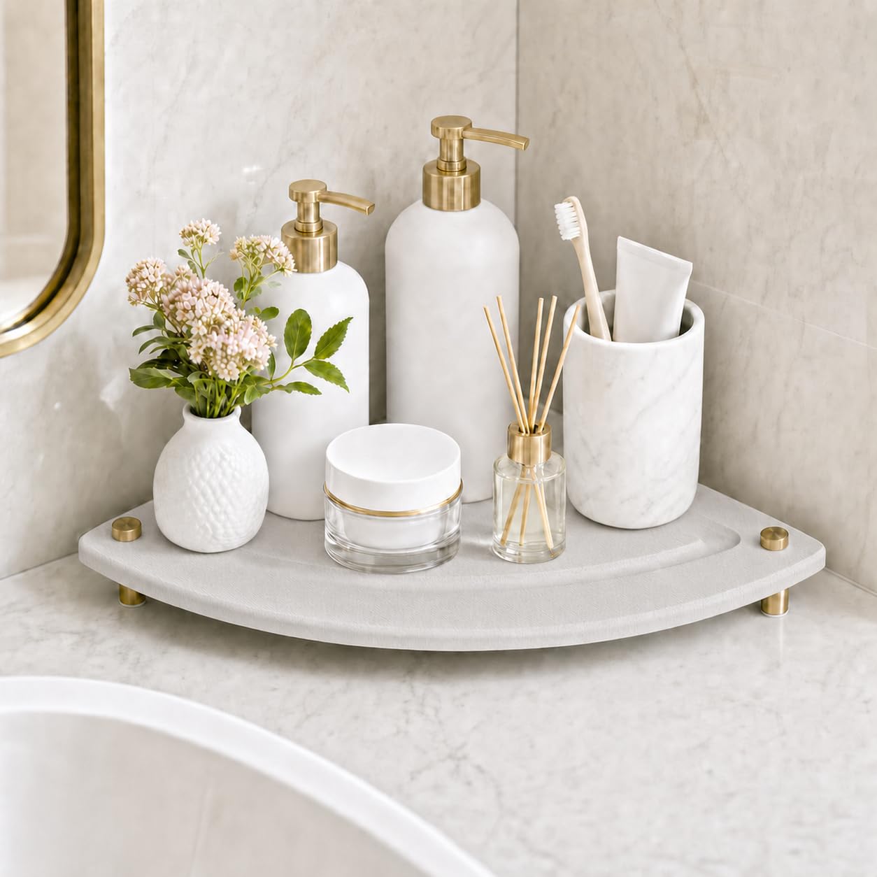 Corner Counter Shelf